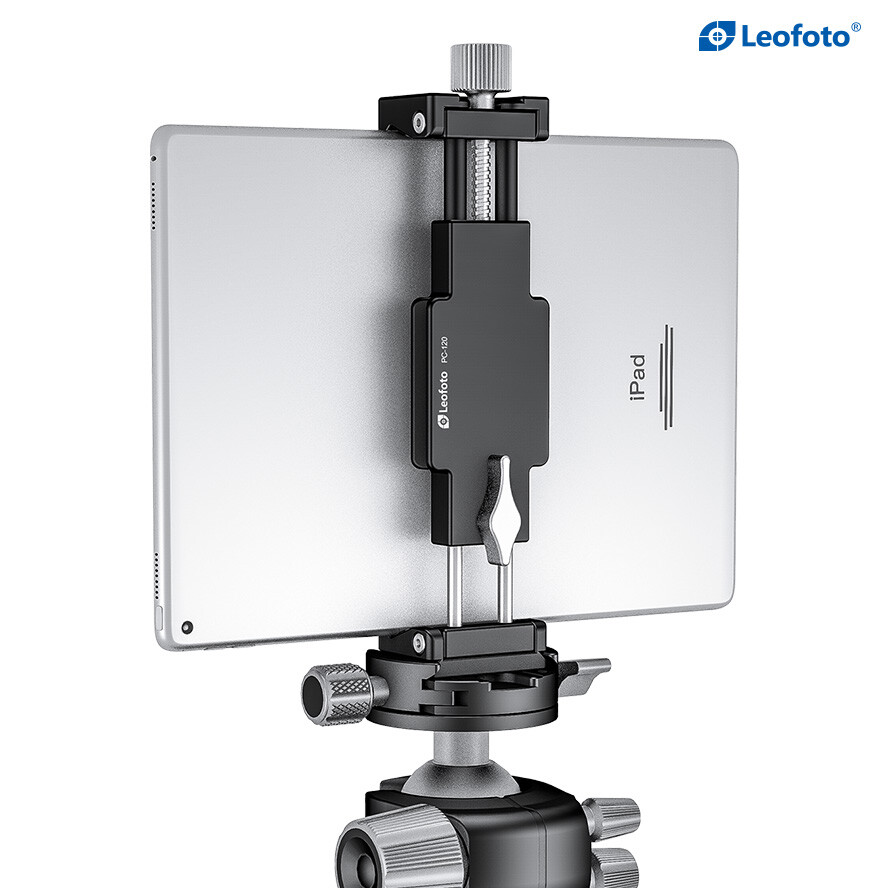 [Leofoto USA] Leofoto PC-120 Portable Phone Holder with 1/4'' and 3/8'', Black