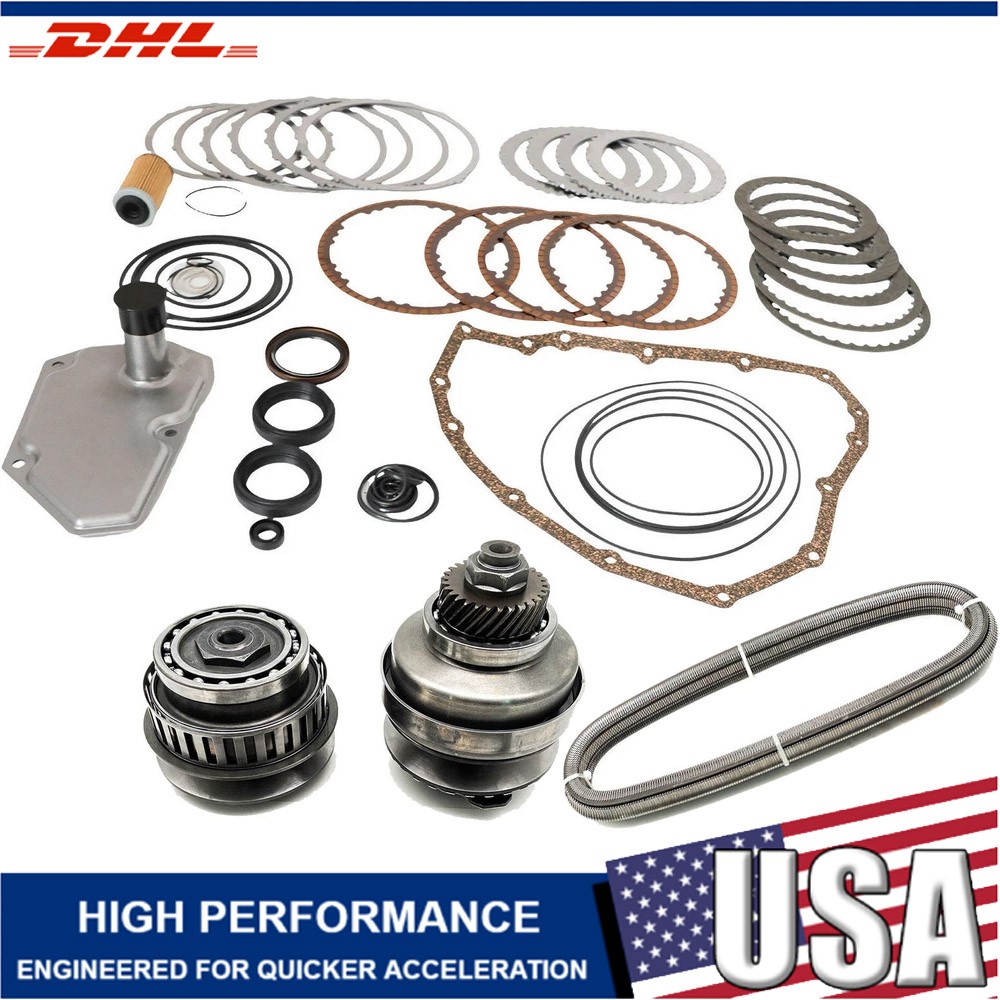 JF015E RE0F11A For Nissan Transmission Master Rebuild Kit + Pulley Set W/ Belt