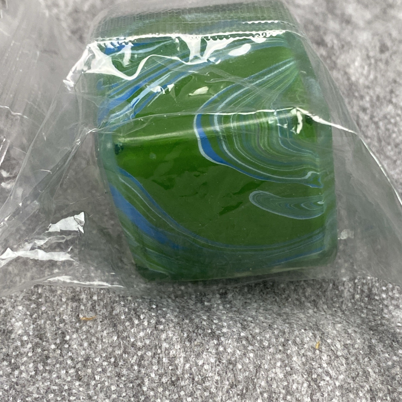 Squishy Stress Relief Toy 1.45" Cube Green Squeeze Fidget Sensory Compare to ND