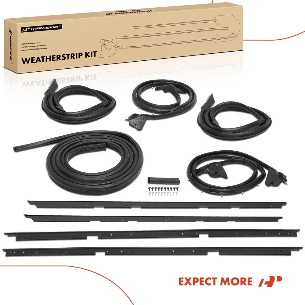 9PC Weather Stripping Kit for Chevy Malibu Pontiac LeMans 1978-1981 Coupe