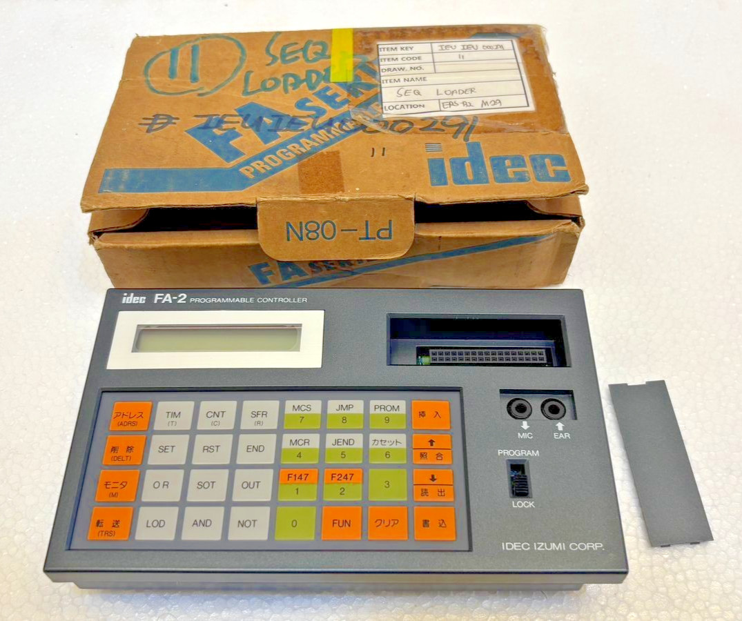 IDEC PF2-2H4R FA-2 Program Loader Module | PLC Programming | New Open Box