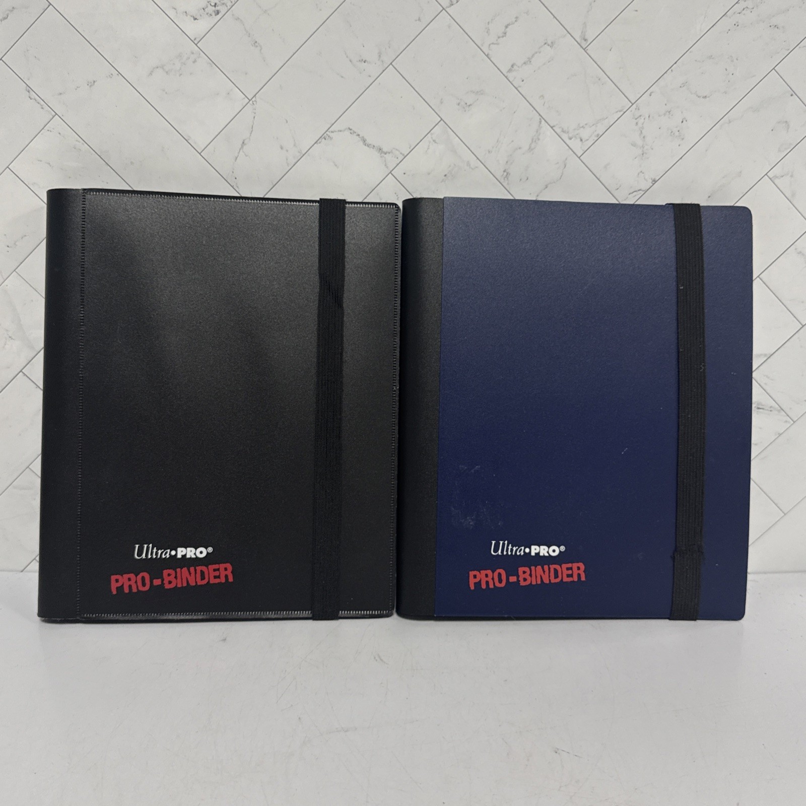 Ultra Pro Pro-Binder Small Black & Blue 4 pocket Binders 20 pg each