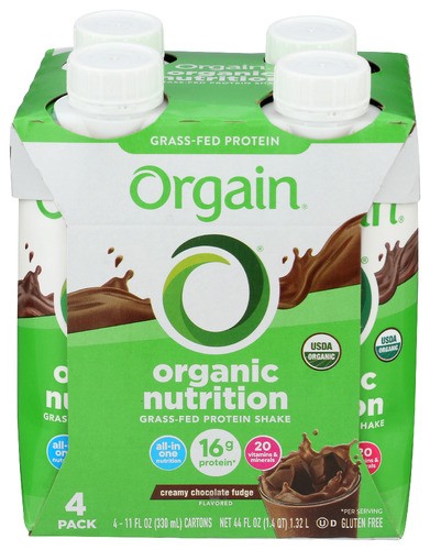 Orgain Protein Ready-To-Drink Chocolate 44 fl oz Pack of 3