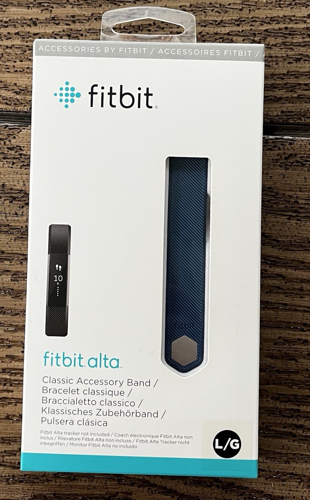 Fitbit Alta Classic Band Blue Large Replacement Accessory Wristband