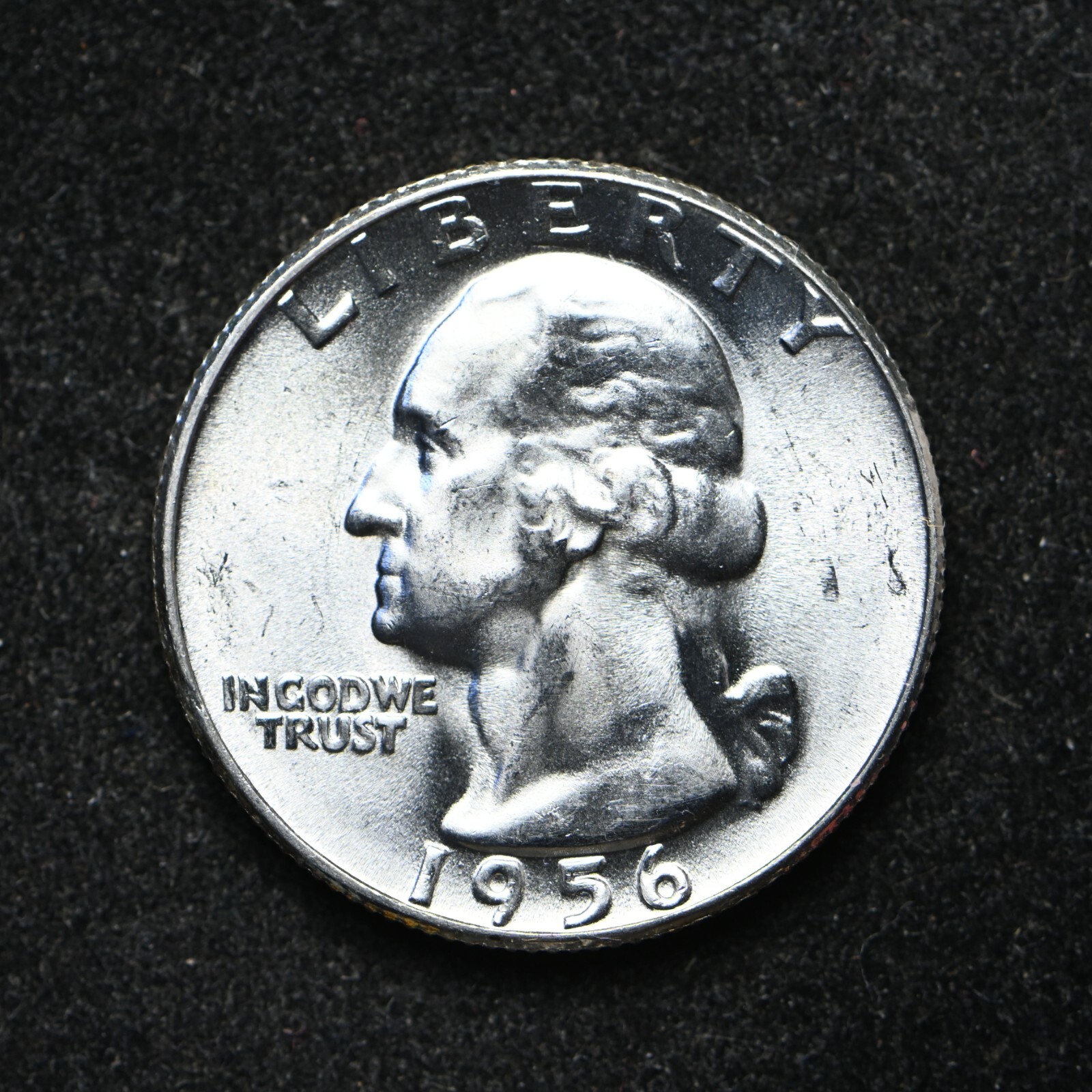 1956 Washington Silver Quarter CH BU+ (bb17172)