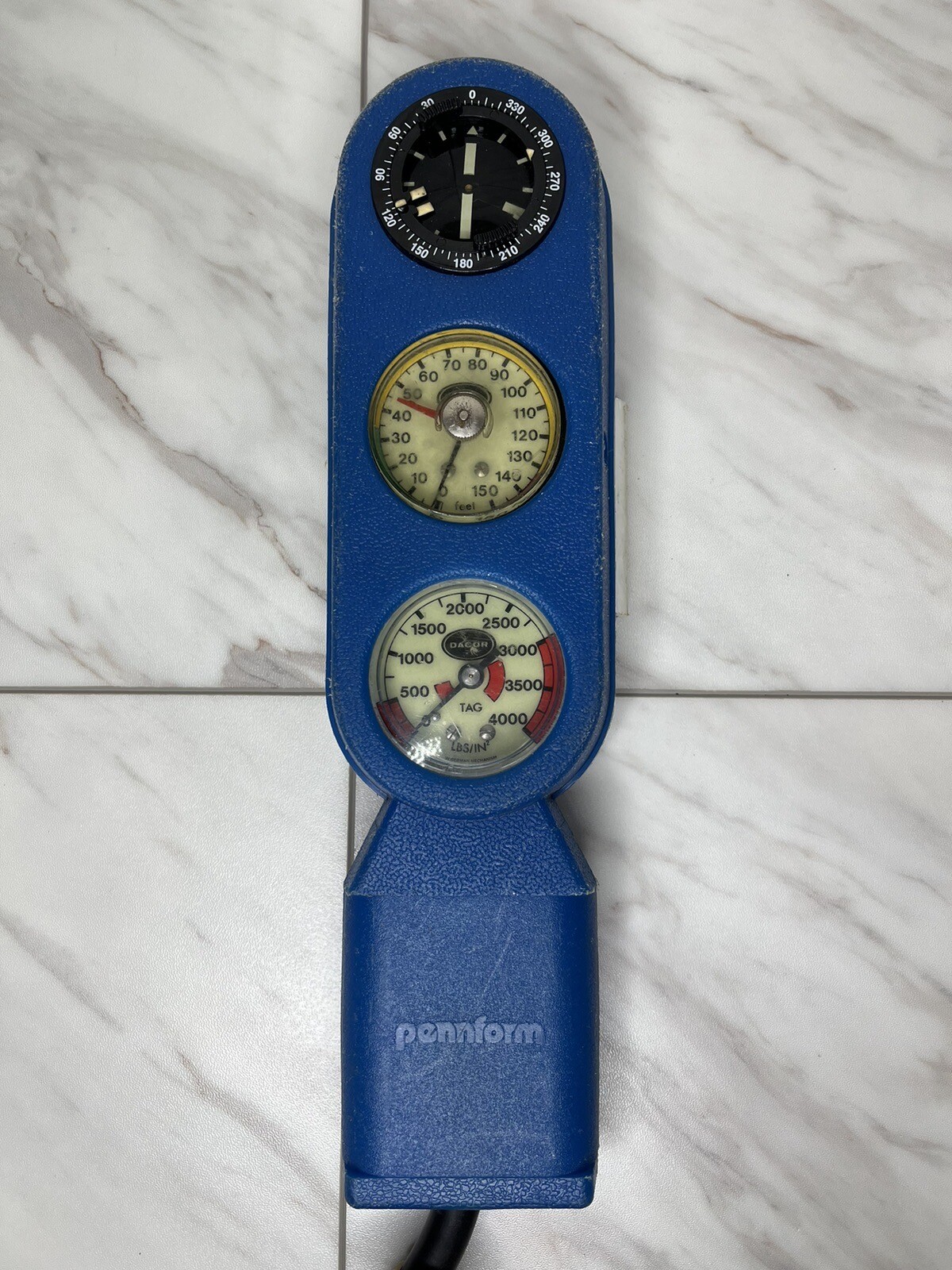 SCUBAPRO REGULATOR SET - ScubaPro Pennform Pressure Gauge - Compass - UNTESTED