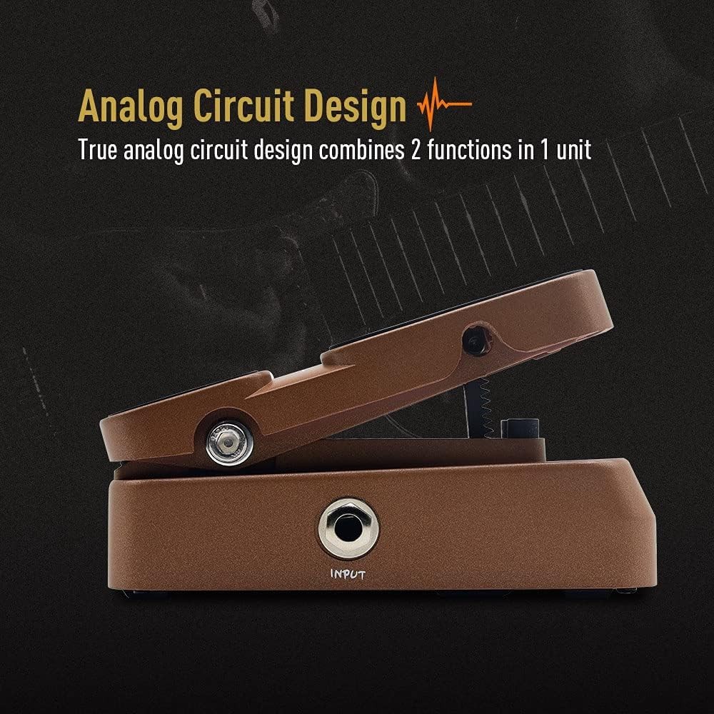Portable Mini Music Pedal: Volume & Expression Control, Compatible with Guitars