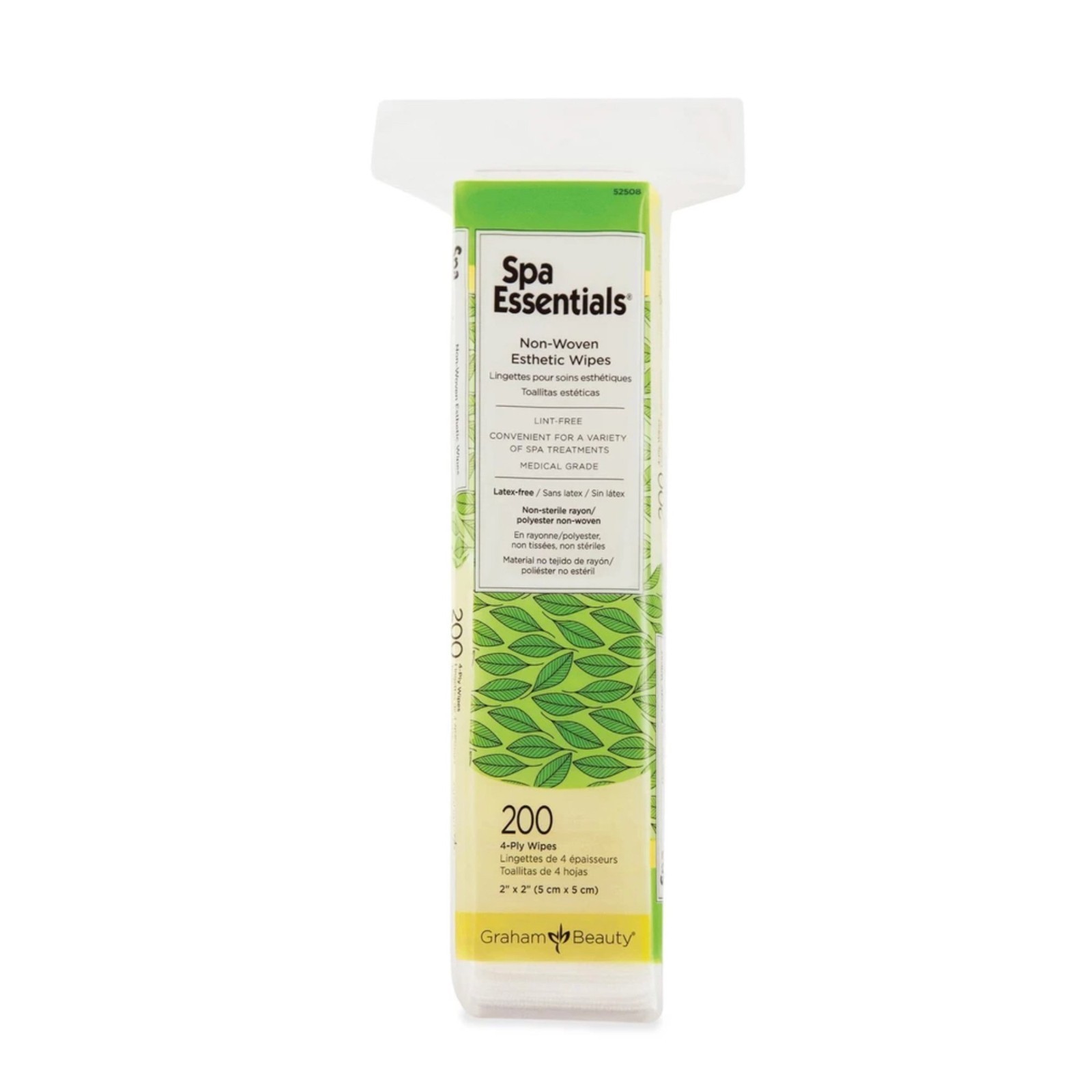 Graham Medical (52508) Spa Essentials Esthetic Wipe - 2000/Pack (10 Bags)