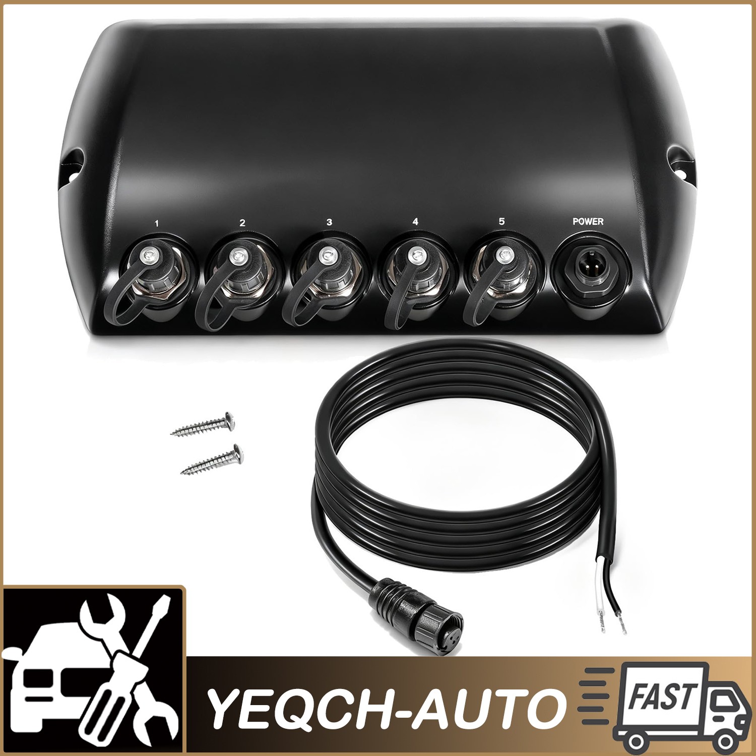 408450-1 5 Port Ethernet Switch for Humminbird AS ETH 5PXG Marine Network