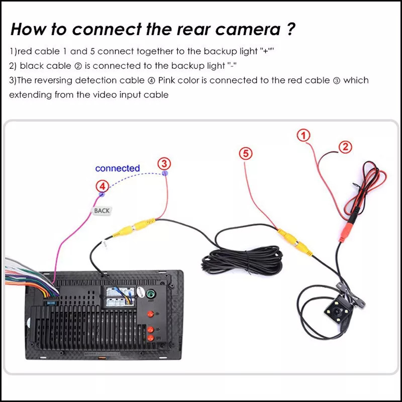 Car Reverse Rear View Backup Camera For Chevrolet Camaro 2010 2011 2012 2013