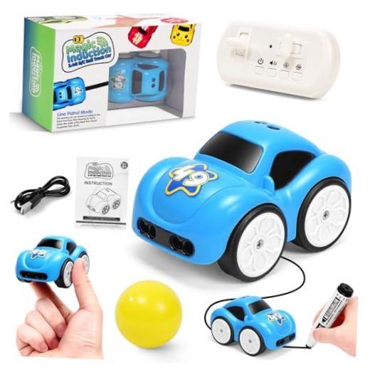 Automatic Line Following Car, 2.4Ghz Smart Sensor Super Mini 1 Pc Blue-new