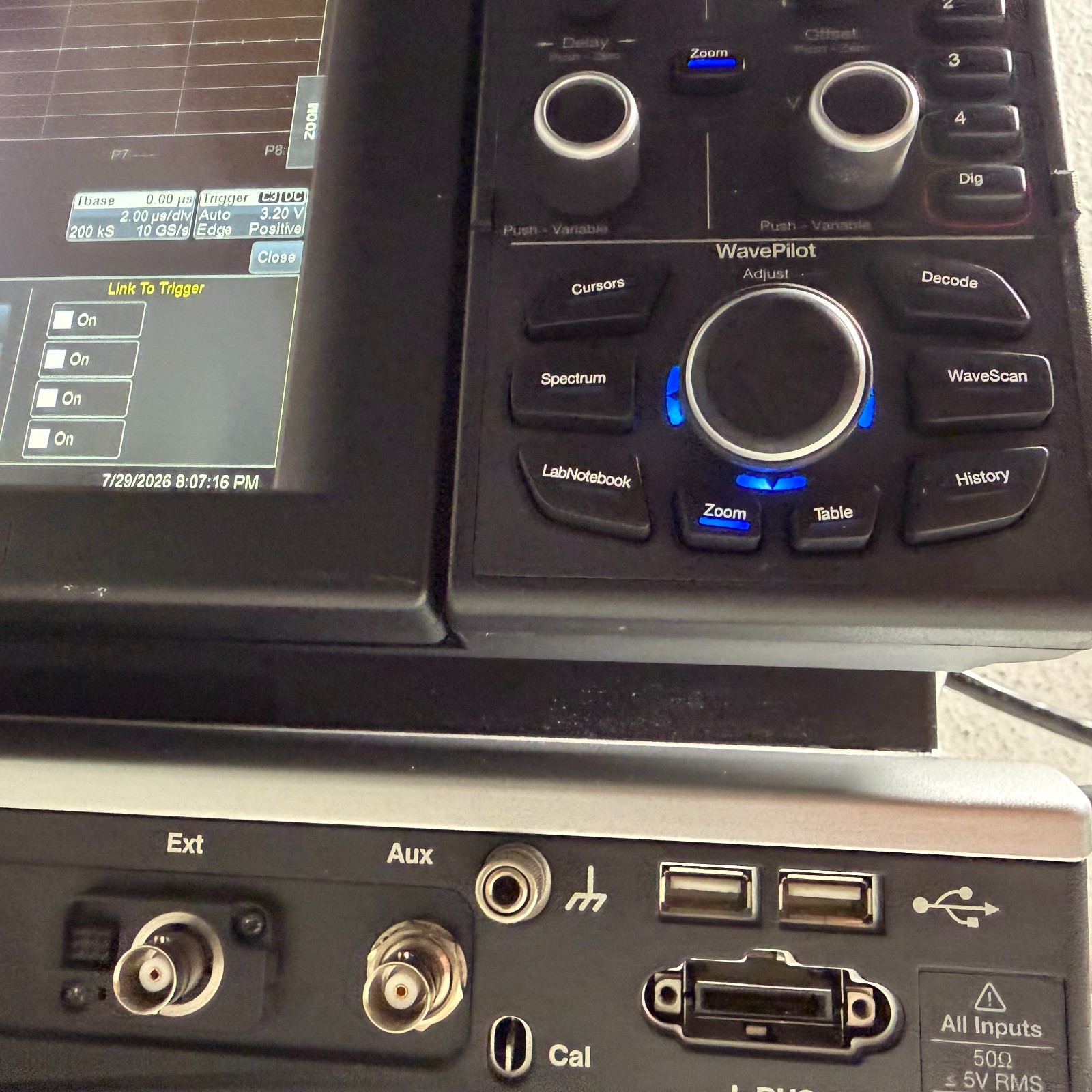 LeCroy WaveRunner 610Zi 12.1" WideScreen Touch Screen Digital Oscilloscope