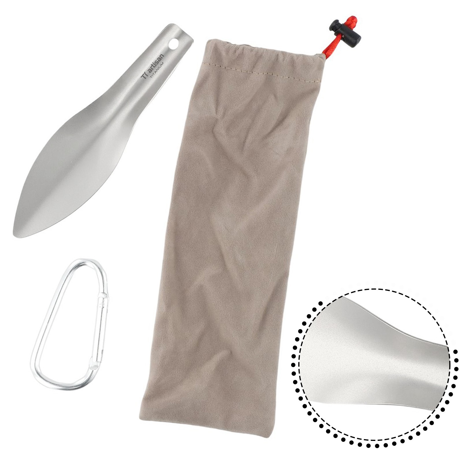 High Quality Titanium Shovel for Efficient Soil Digging and Outdoor Adventures