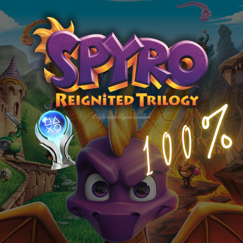 SPYRO REIGNITED TRILOGY  PS4/PS5 Platinum Trophy Service FAST SAFE PRO