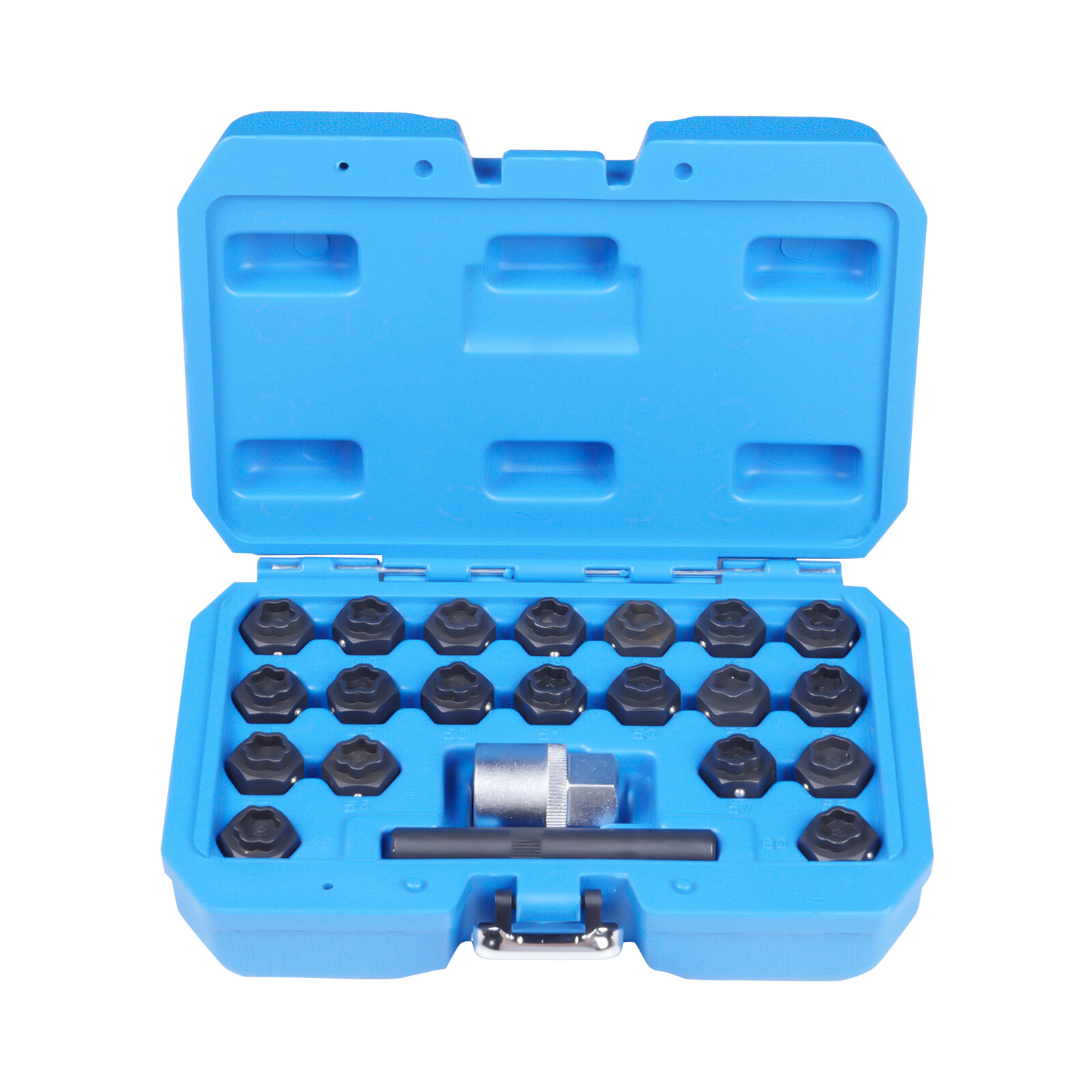 22pcs Universal Locking Lug Nut Master Key Set Wheel Lock Removal Tool NEW US