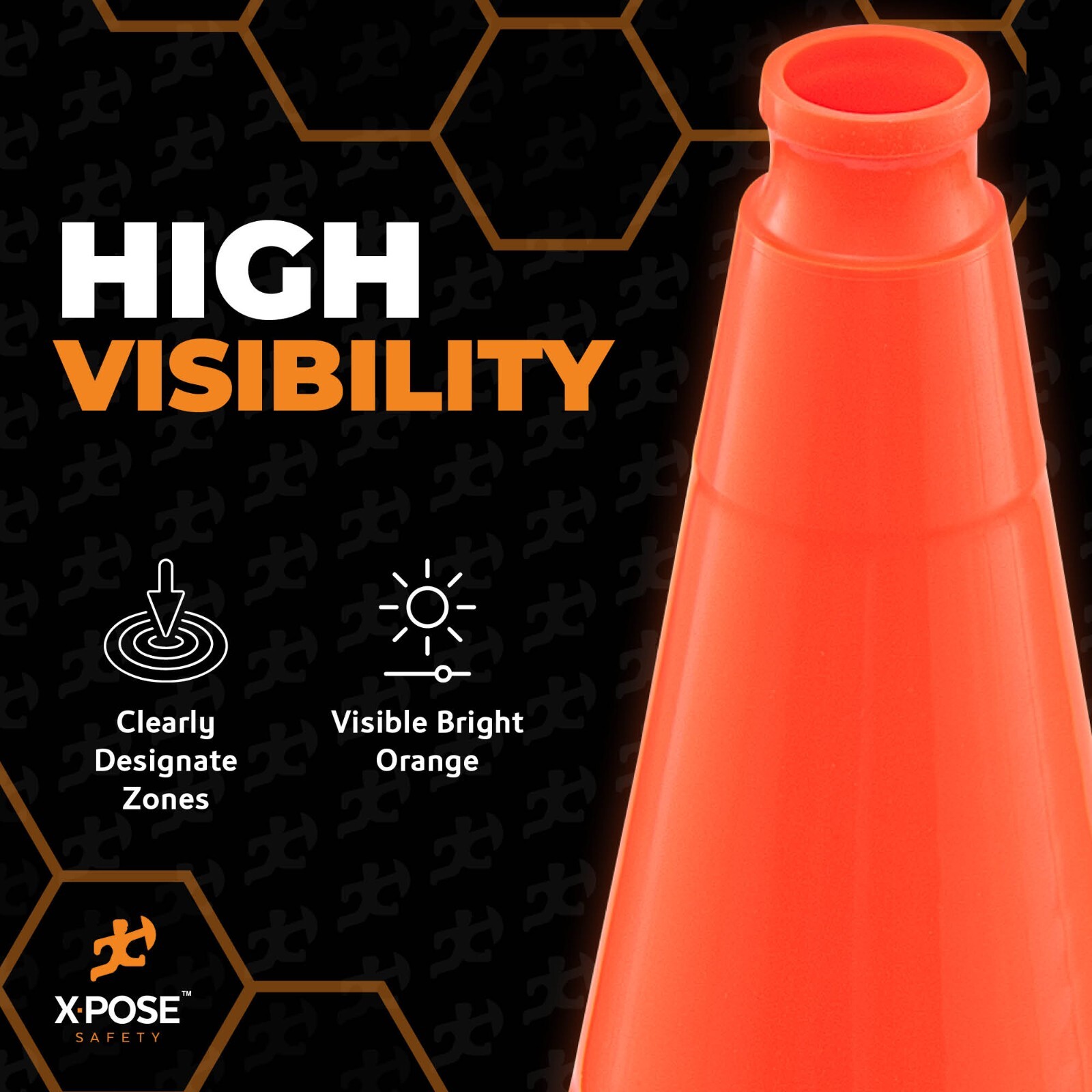 Orange Traffic Cones 28 Inch