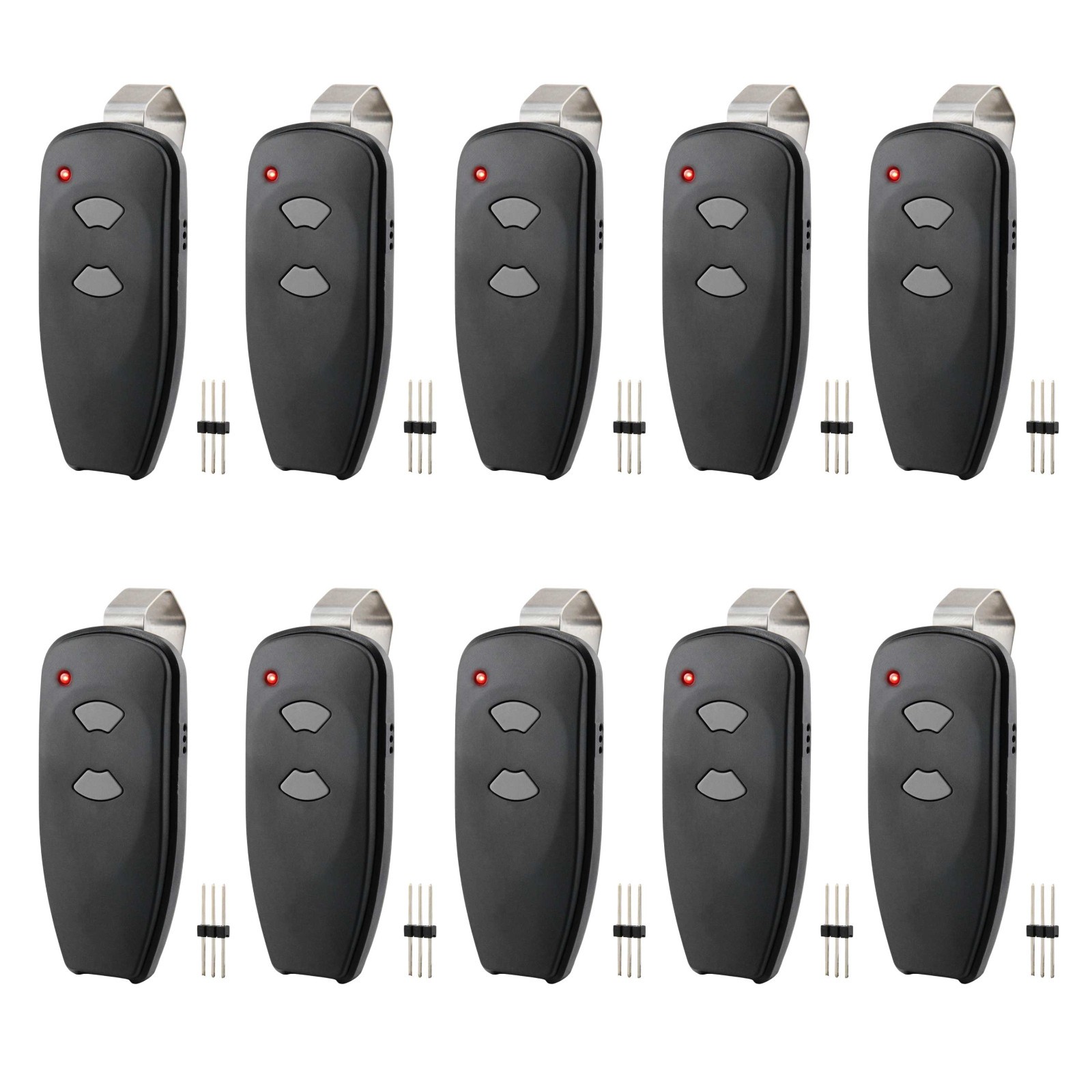 10 For Marantec M3-2312 315 MHz Two Button Remote Garage Door Opener Program Pin