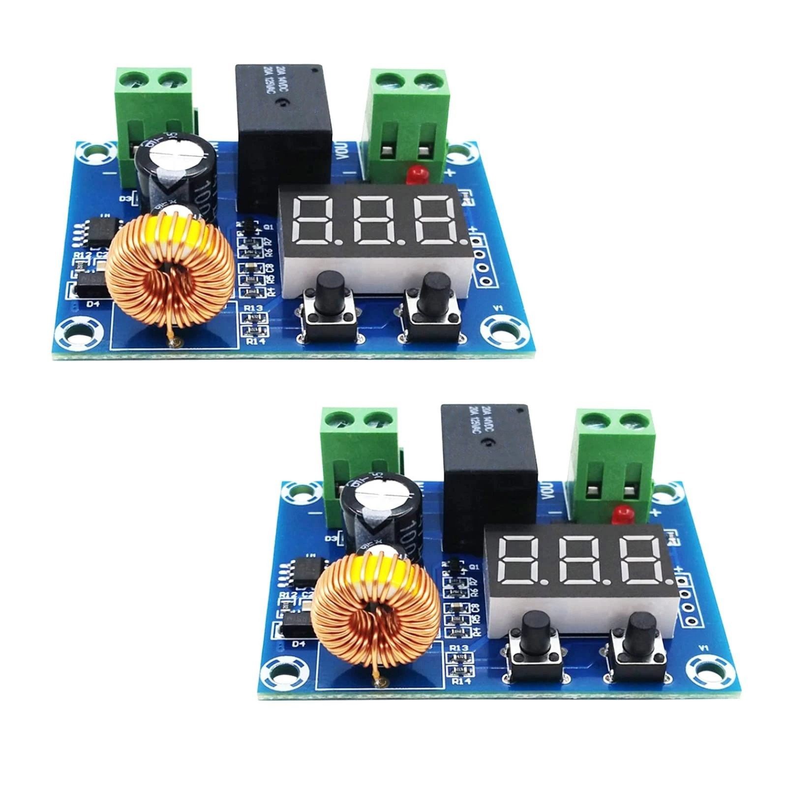 2* DC12V-36V Battery Low Voltage Cut Off On Switch Controller Protection Module