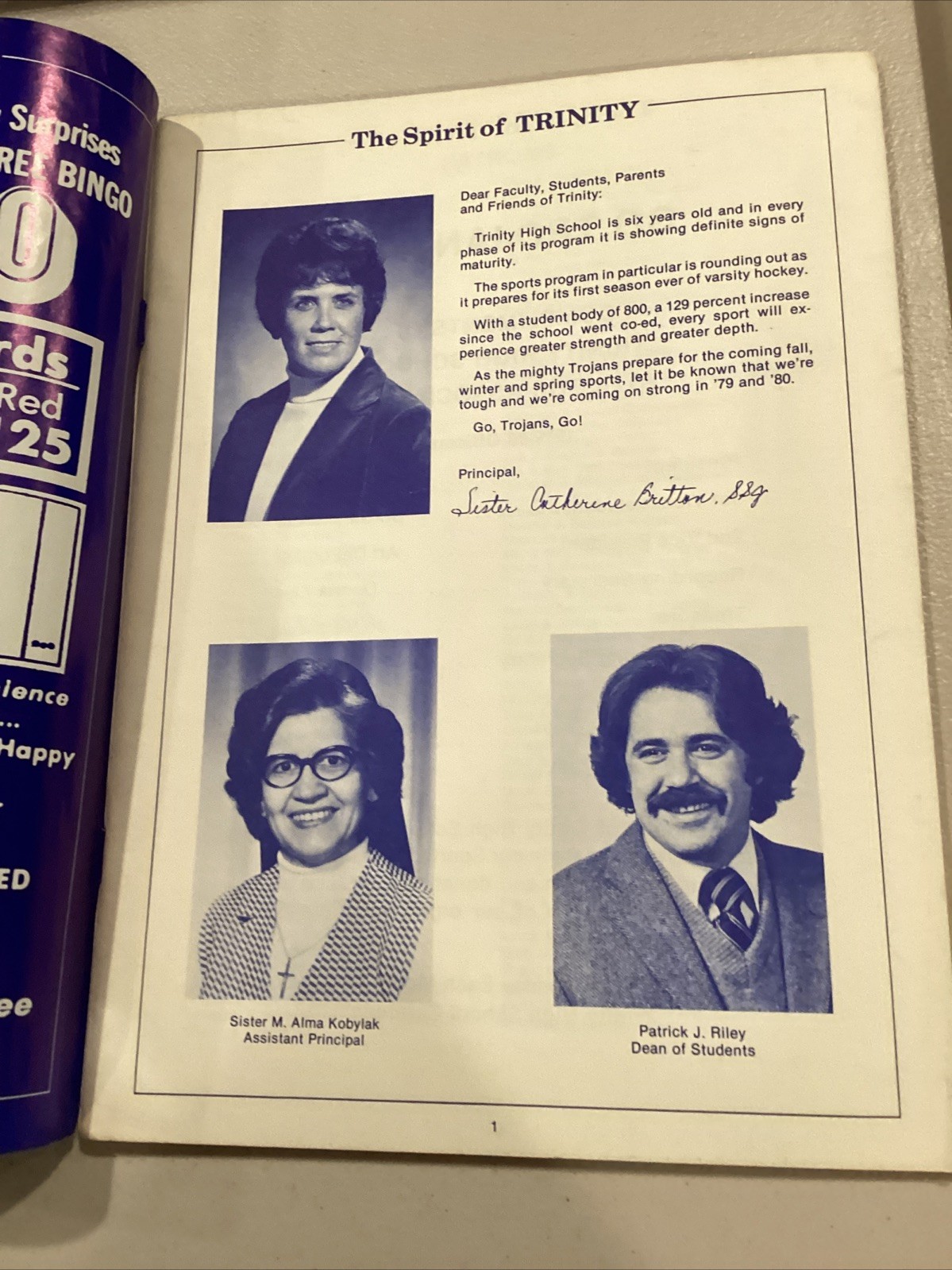 1979 Trinity v Cleveland Central Catholic High School Football Program