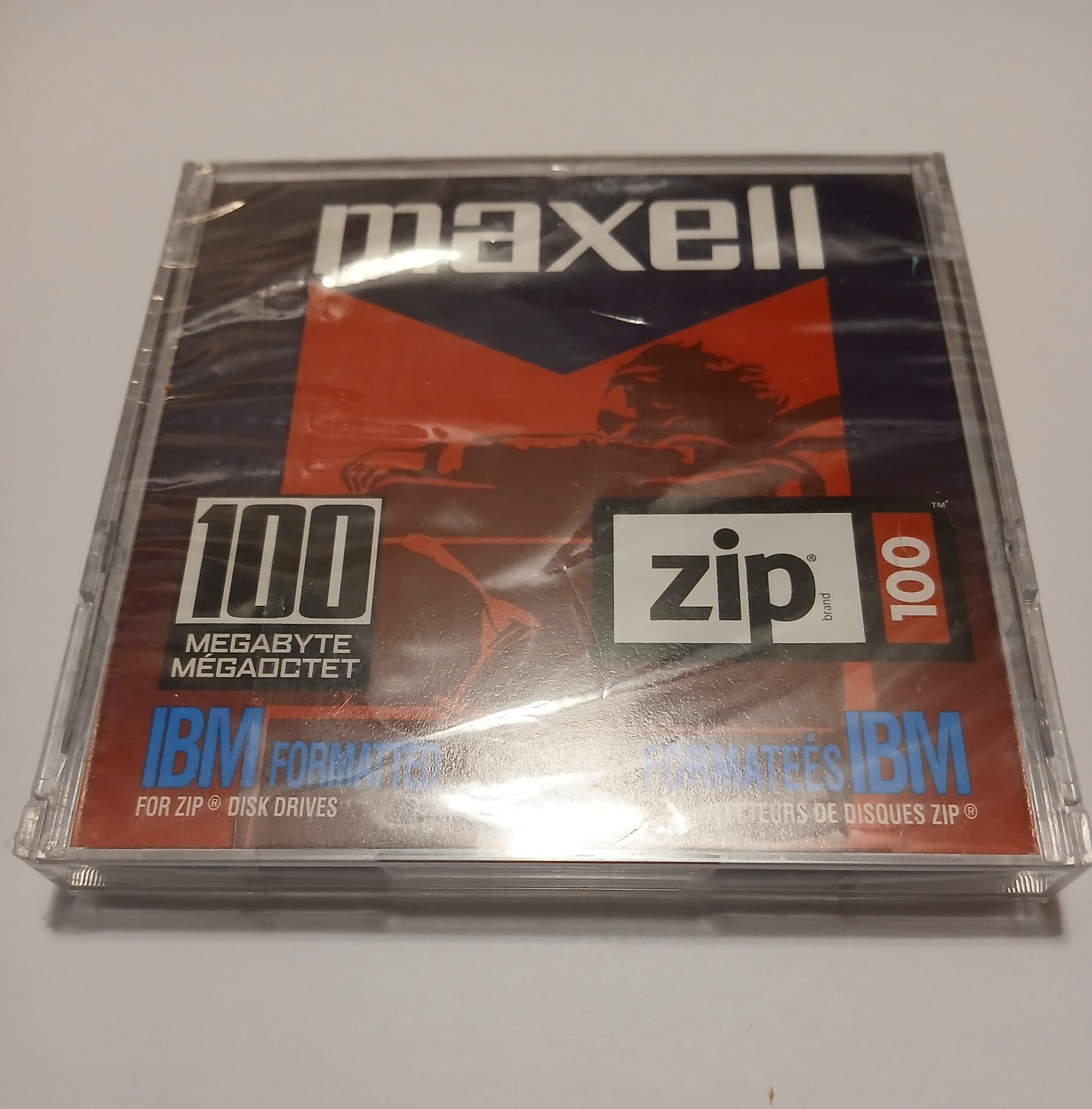 MAXELL Zip Disk 100MB, IBM Formatted, NEW **Factory Sealed**