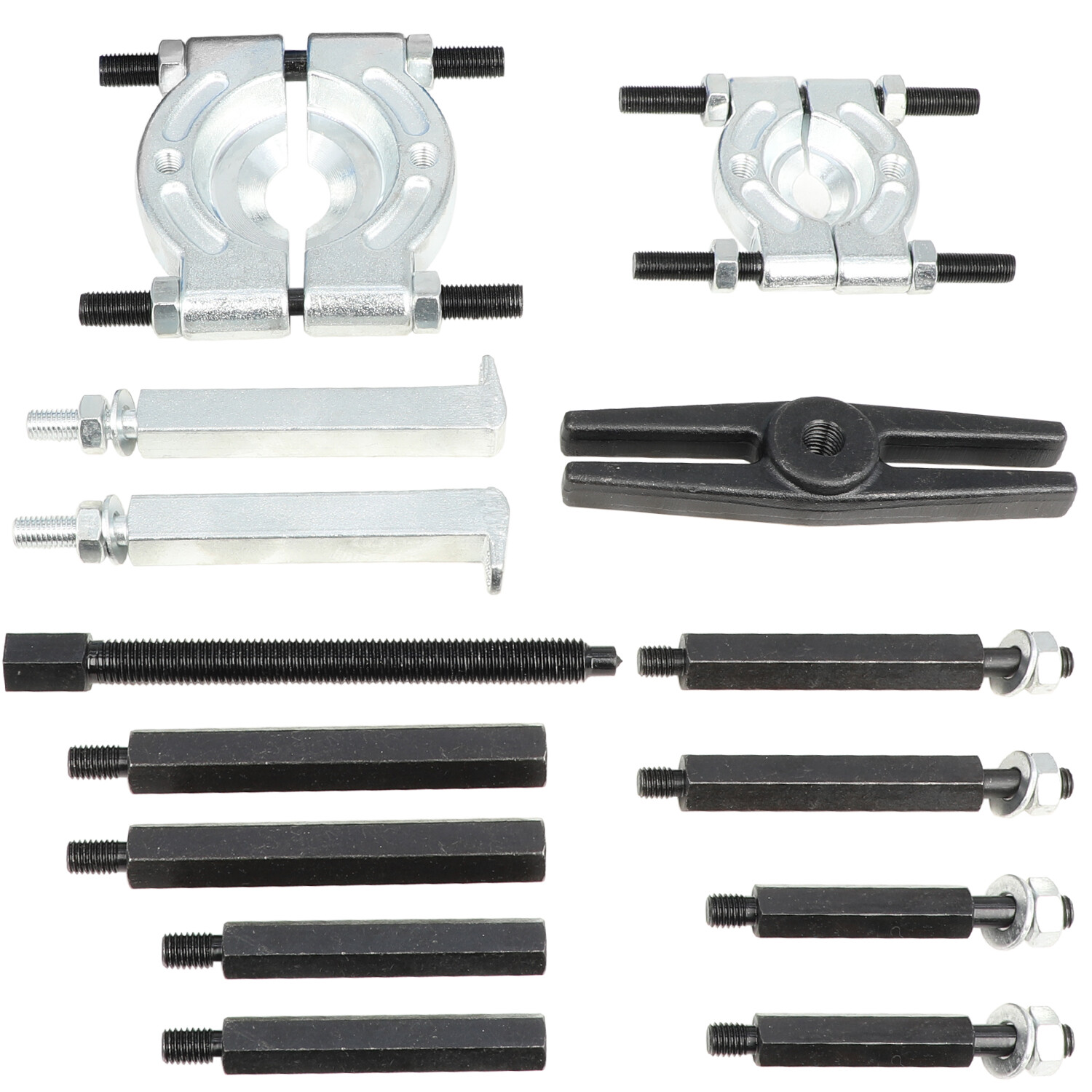 Universal 14PC 5 Ton Bearing Separator Puller Kit 2" 3" Heavy Duty Tool Set
