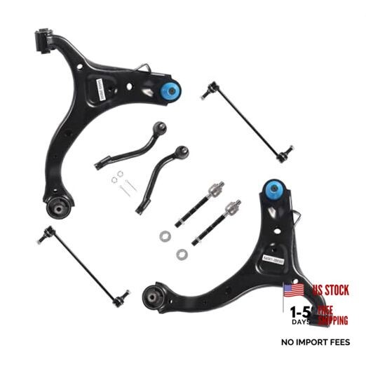 8PCS Front Lower Control Arm Fit For Santa Fe 2007-2012, Fit For Kia Sorento