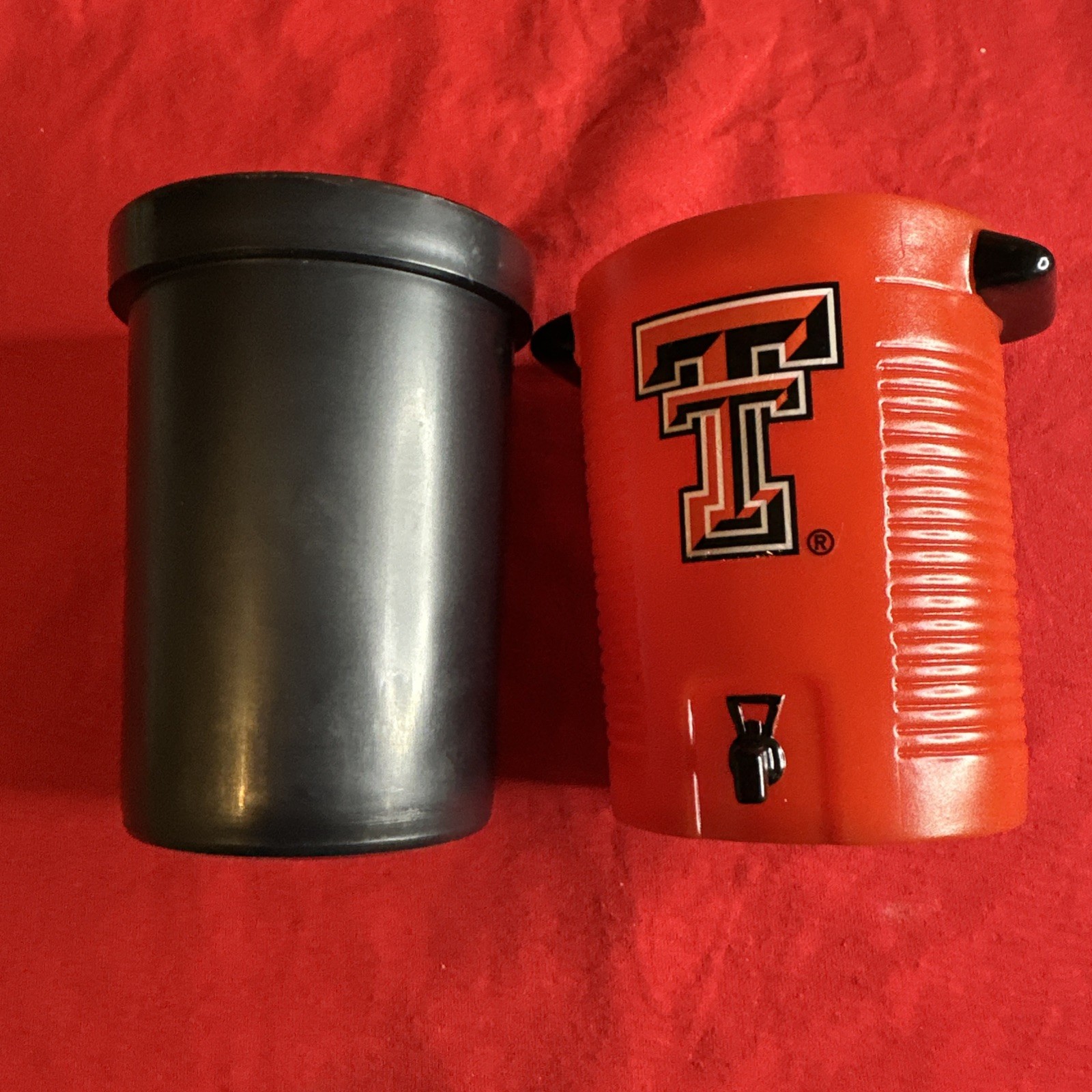 Texas Tech Bathroom Set Toothbrush & Soap Holders