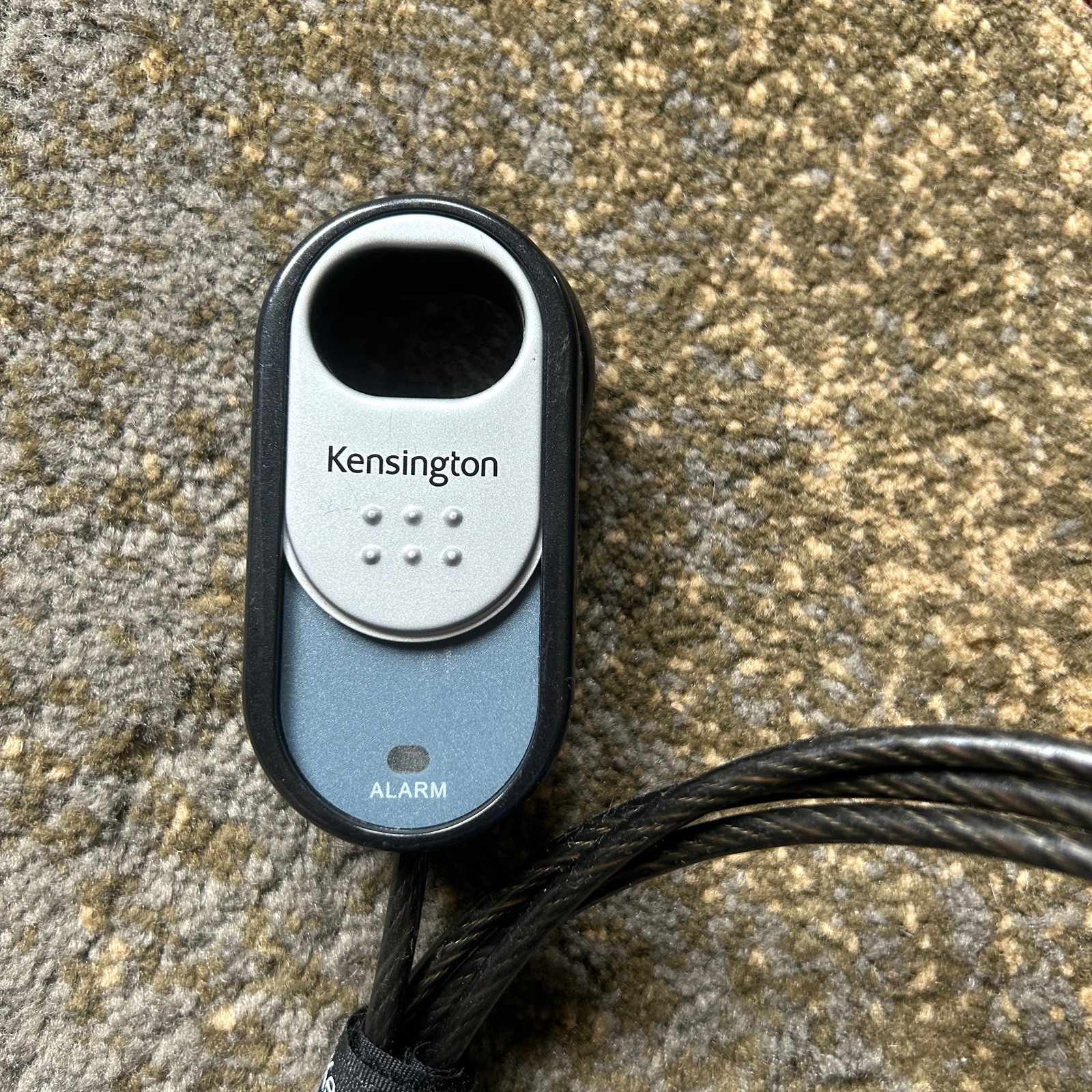 Kensington 6 Ft MicroSaver Alarmed Laptop Computer Peripheral Cable Lock K64196