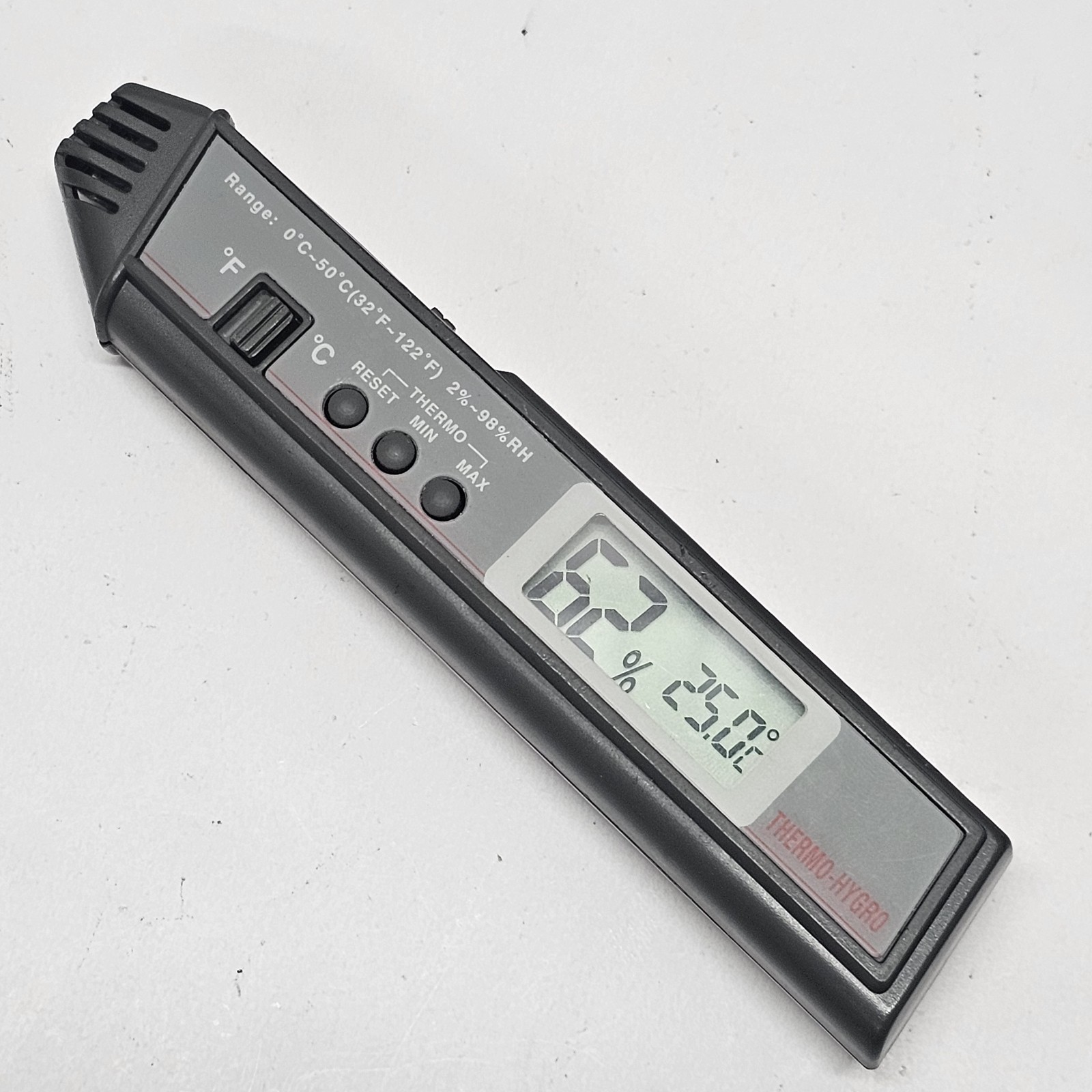 VWR Thermo Hygro Humidity Temperature Meter Pen With Memory Used Tested Working