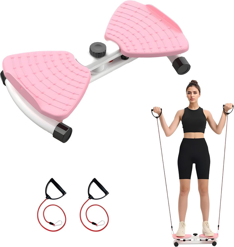 Waist Twist Exercise Machine - 300 Lbs Capacity Ab Workout Equipment for Slim Wa