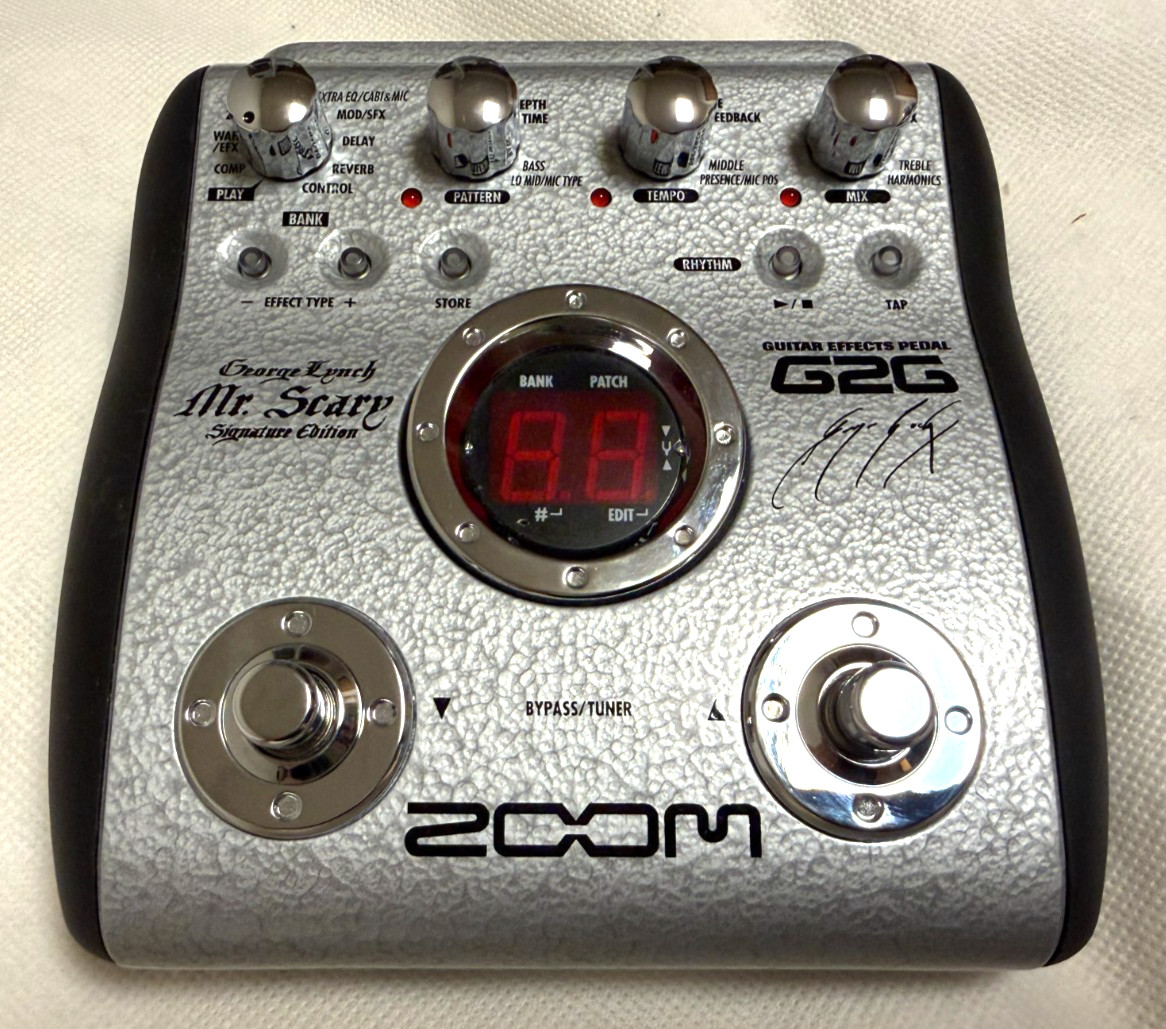 ZOOM G2G George Lynch Mr. Scary Signature Edition Guitar Multi Effect Pedal