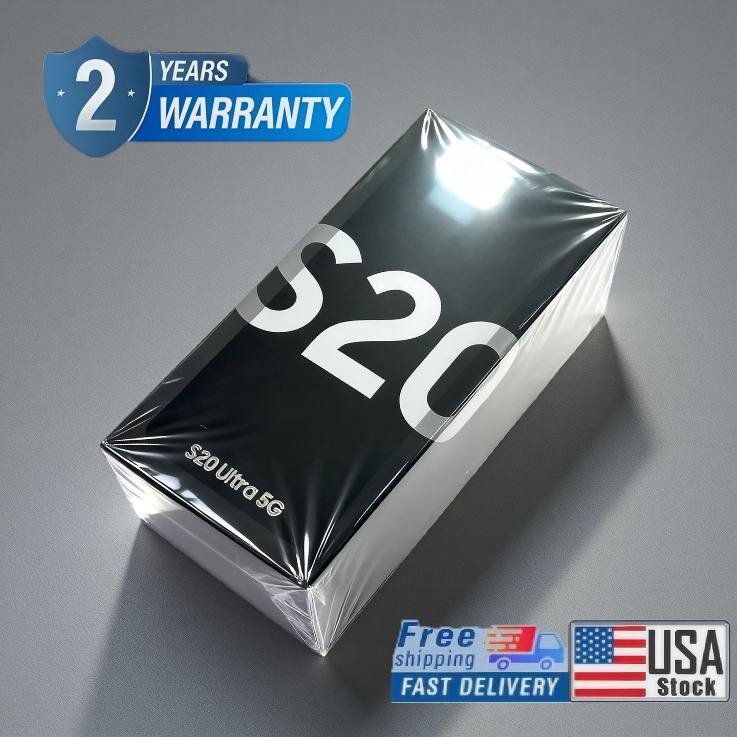 NEW SEALED Samsung Galaxy S20 Ultra 5G SM-G988U 128GB GSM+CDMA Factory Unlocked
