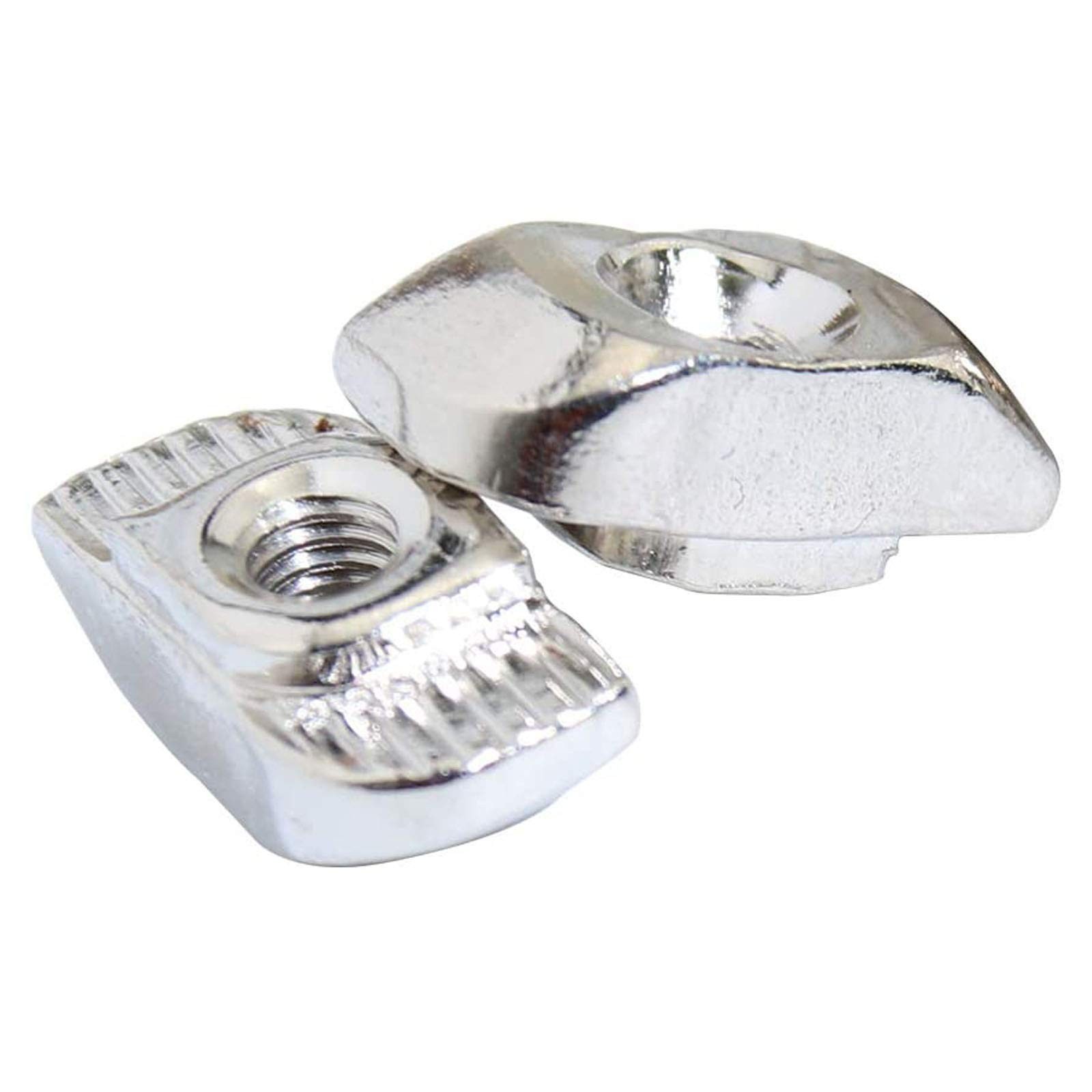 Still Awake 100pcs 2020 Series M3 T-Nuts, Nickel Plated Carbon Steel, 0.39" x...
