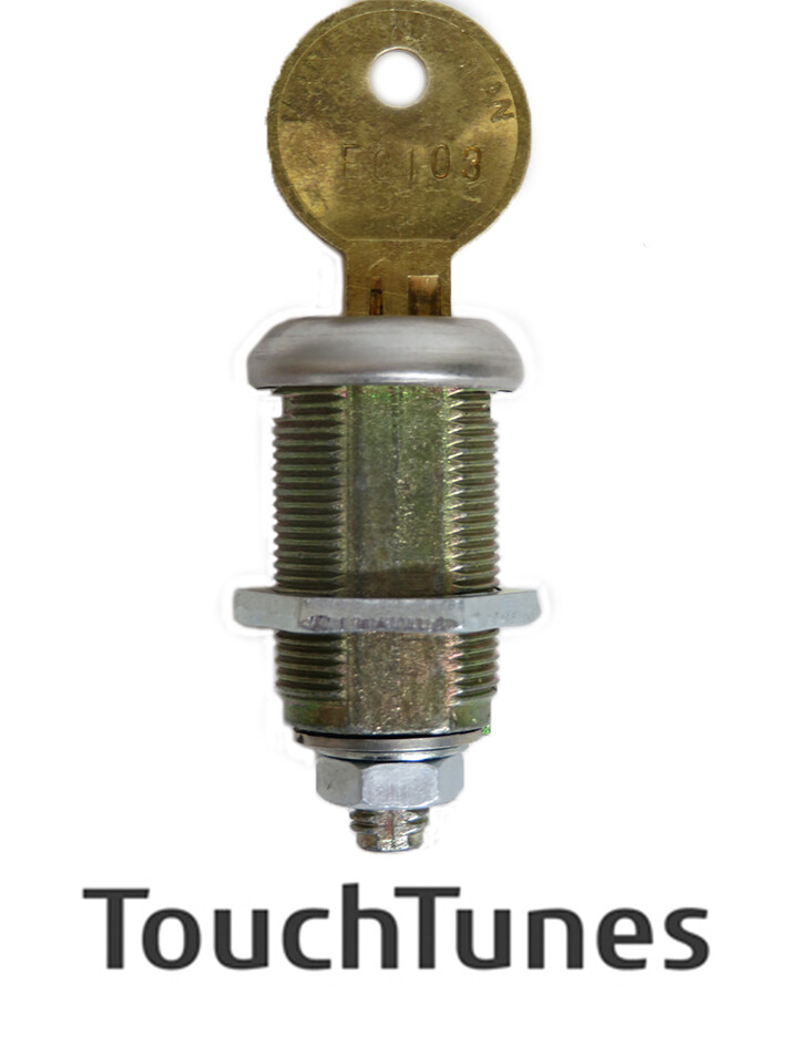 EC-103 Jukebox key and lock variation - Touchtunes, Rockola you select option