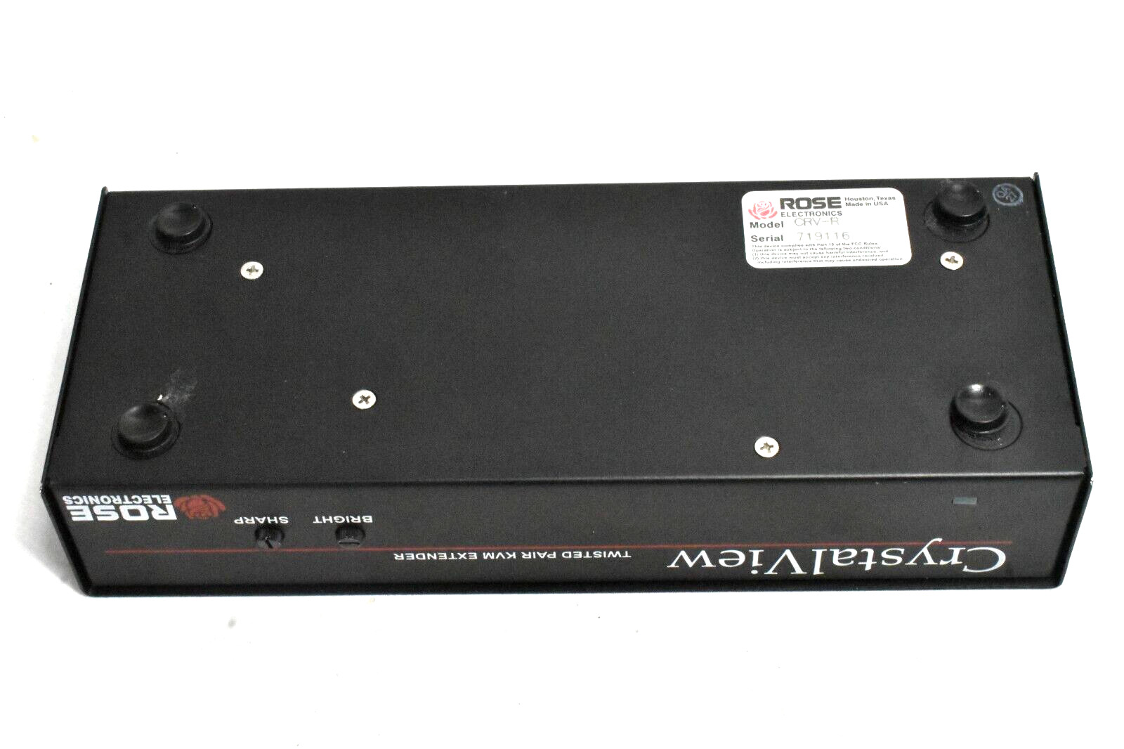 Rose Electronics Crystal View CRV-R Twisted Pair KVM Extender