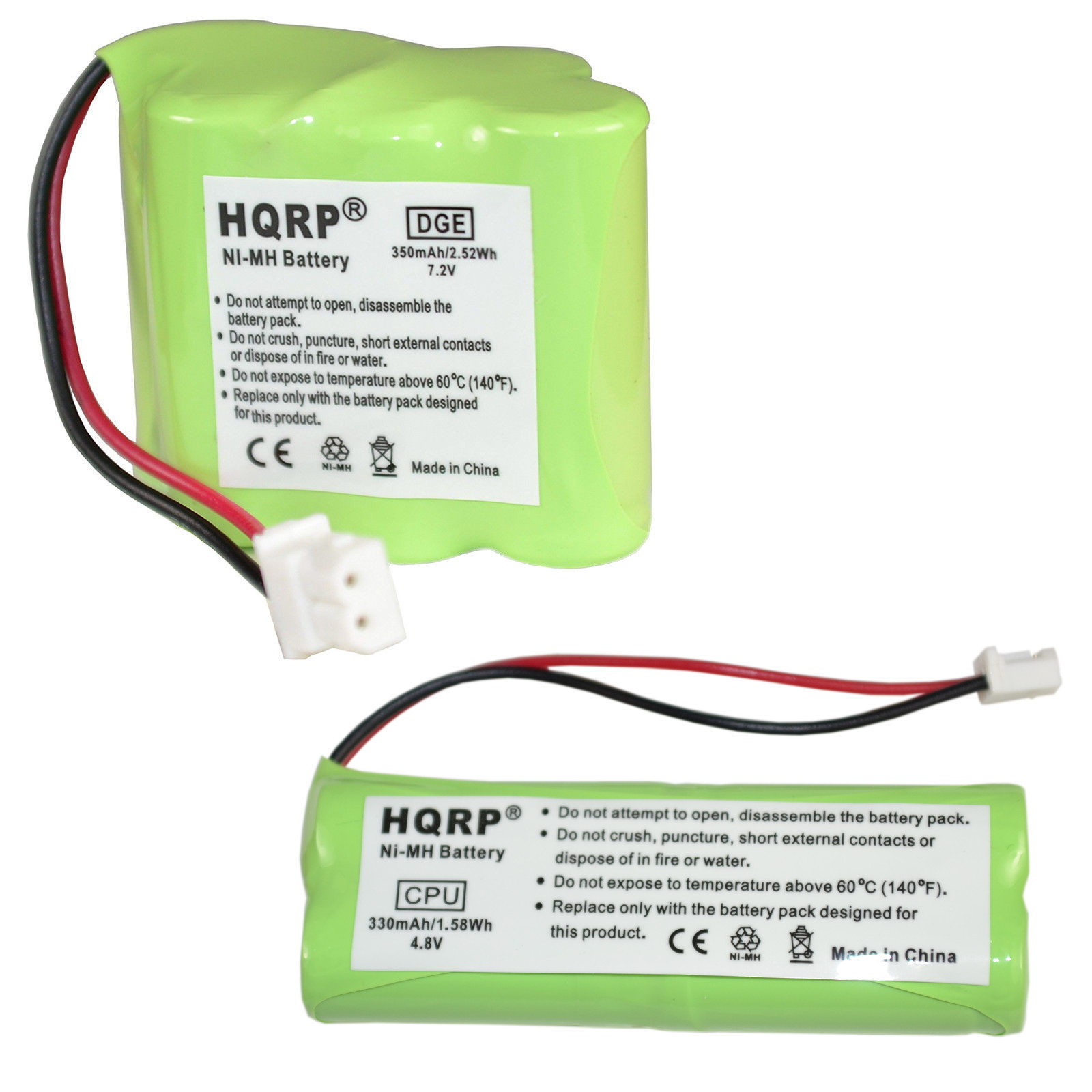 HQRP Battery Kit for Dt-Systems EDT-100 EDT-102 EDT-200 EDT-202 EDT-300 EDT-302