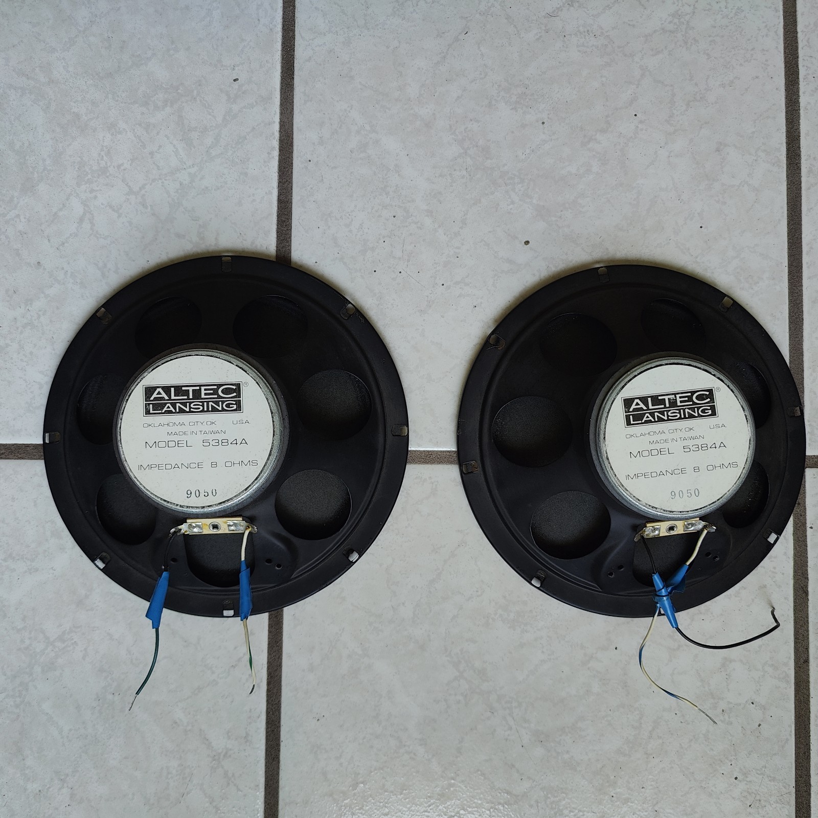 Two Vintage Altec 8 Inches Full Range Speakers
