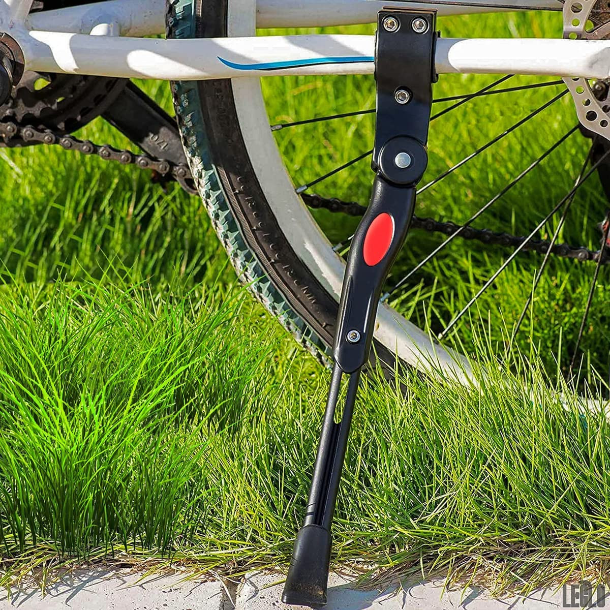 Adjustable Bike Kickstand for Adult Bike – Fits 22" to 26" Wheels, Aluminum Allo