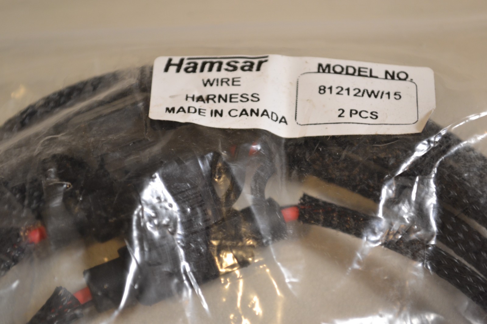 Hamsar Wire Harness 81212/W/15 2 pcs