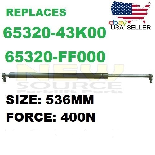 65320-43K00  65320-FF000 FOR NISSAN FORKLIFT ENGINE HOOD COVER  GAS SPRING ML004