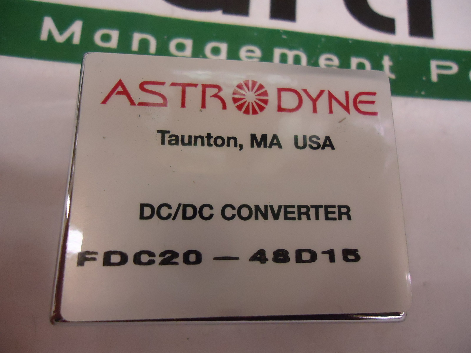 FDC2048D15, Astrodyne, 20W, +/-15V output DC/DC converter, BRAND NEW!