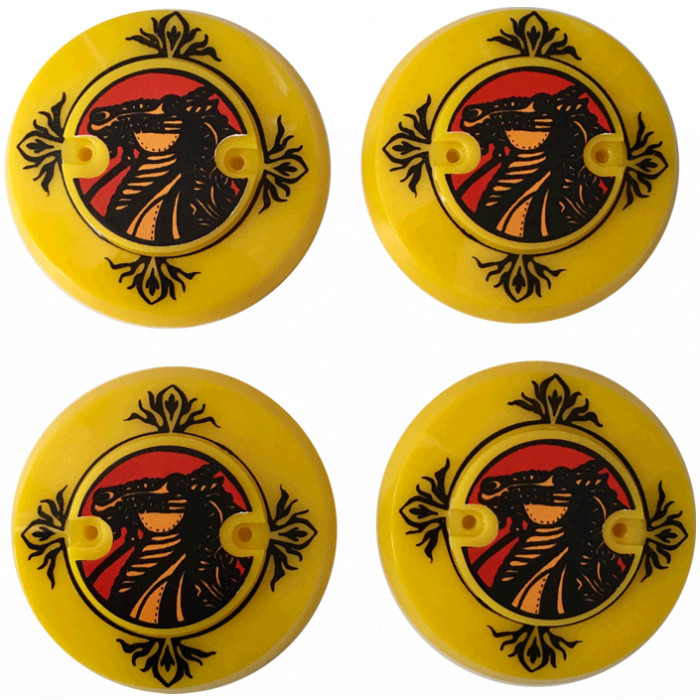 Williams COSMIC GUNFIGHTER Pinball Machine POP BUMPER CAP SET