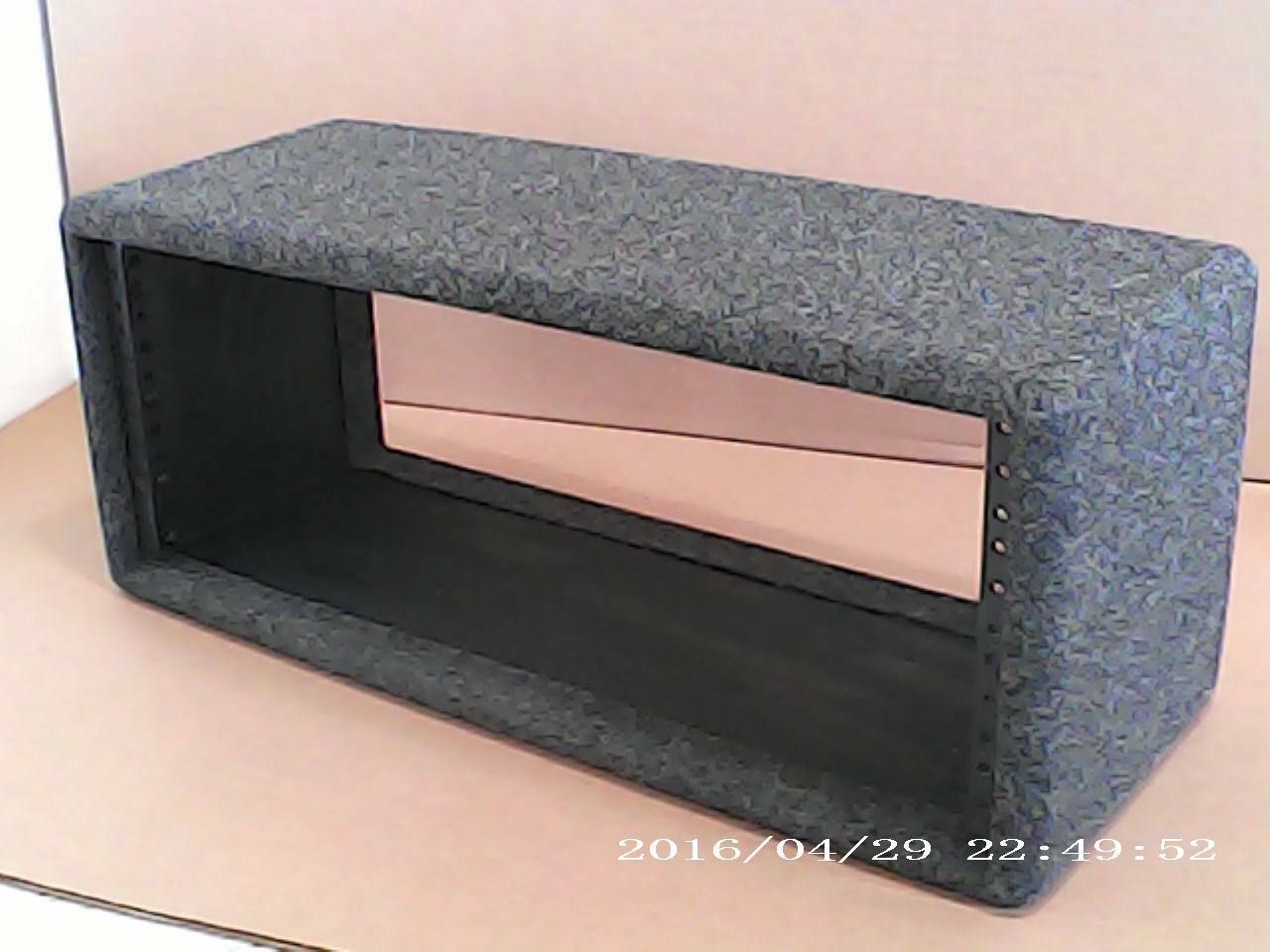 Pearson 4 space simple rack Grey....... super short, only 6" deep !