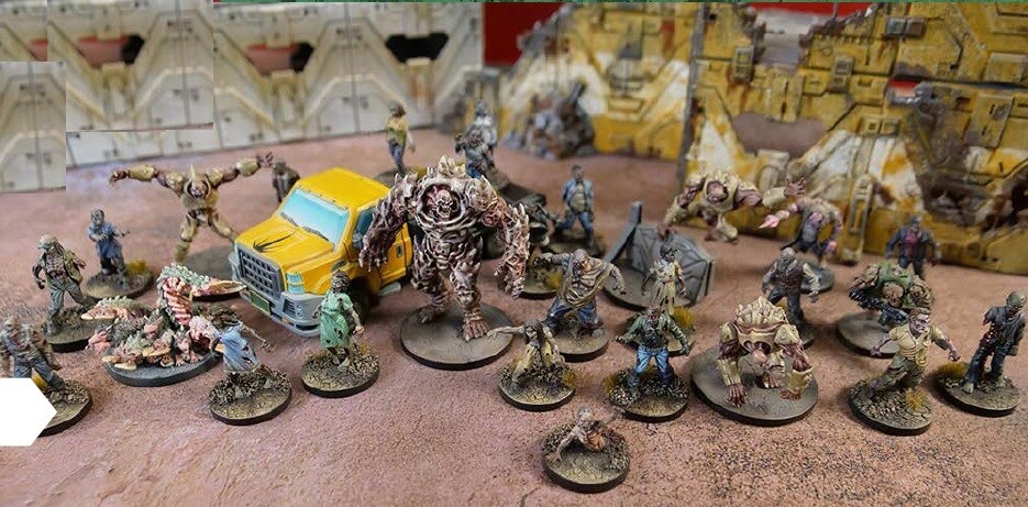 Walking Dead All Out War Miniature Game Zombie Apocalypse Box 50 ZOMBIES