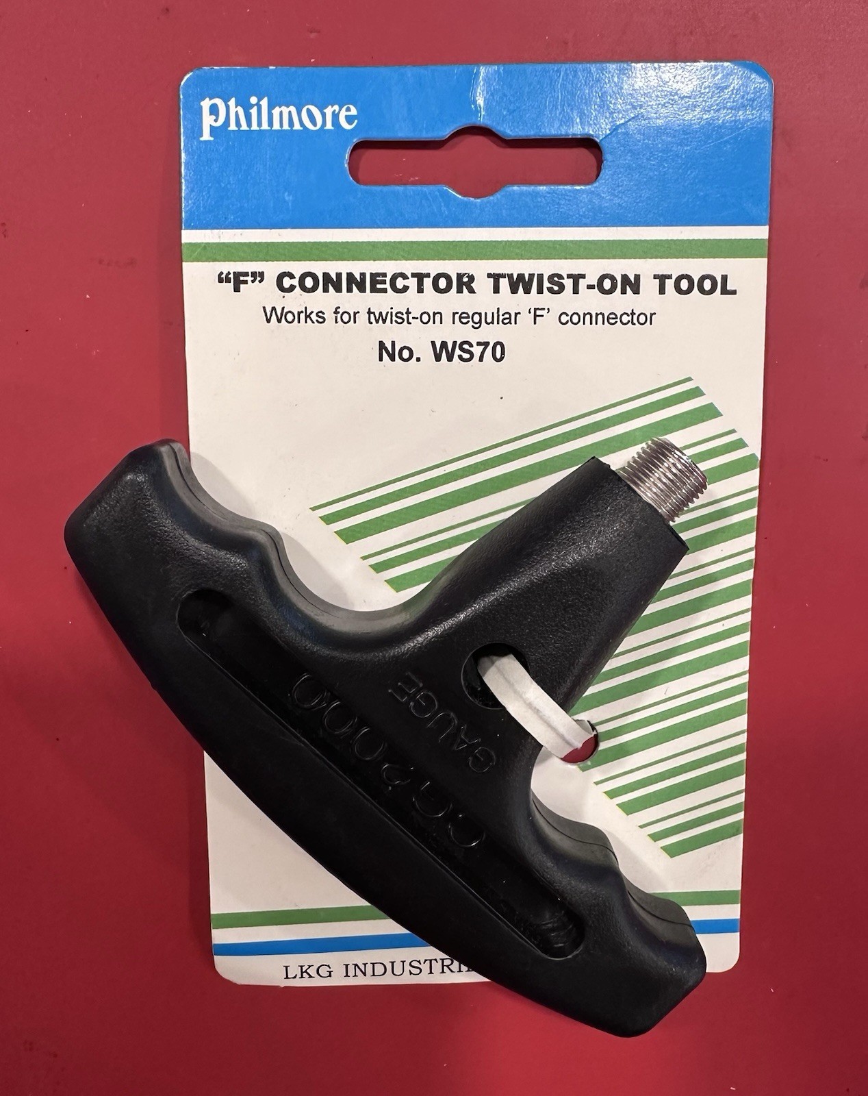 PHILMORE COAX "F" CONNECTOR TWIST ON TOOL - WS70 - New Old Stock