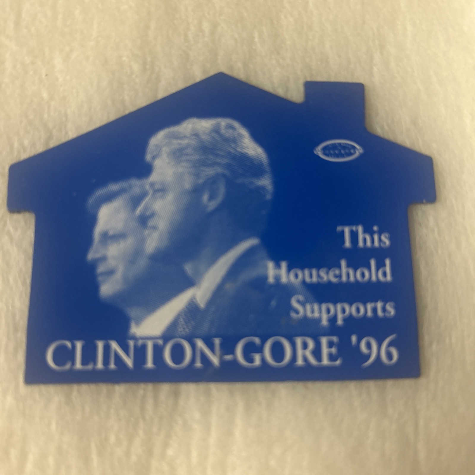 This Household Supports Clinton Gore ‘96  3” x 2” magnet