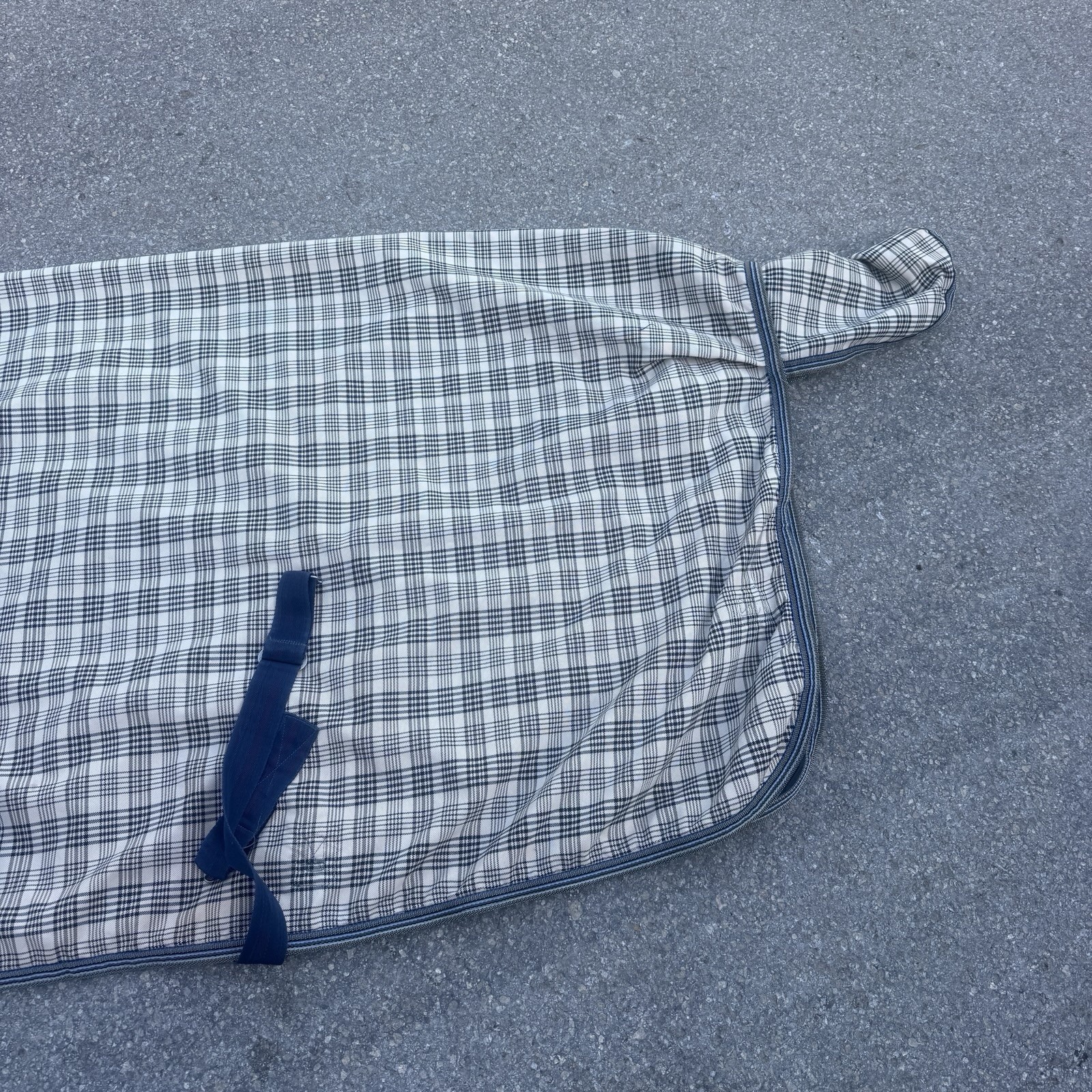 Size 82” Baker Plaid Horseback Riding Sheet Blanket