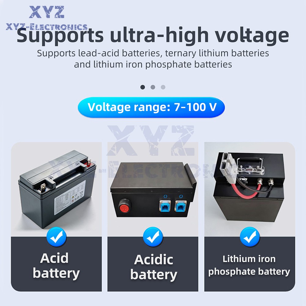 Digital Voltage Power Indicator Temperature Sensor Two-Wire Battery Level Meter