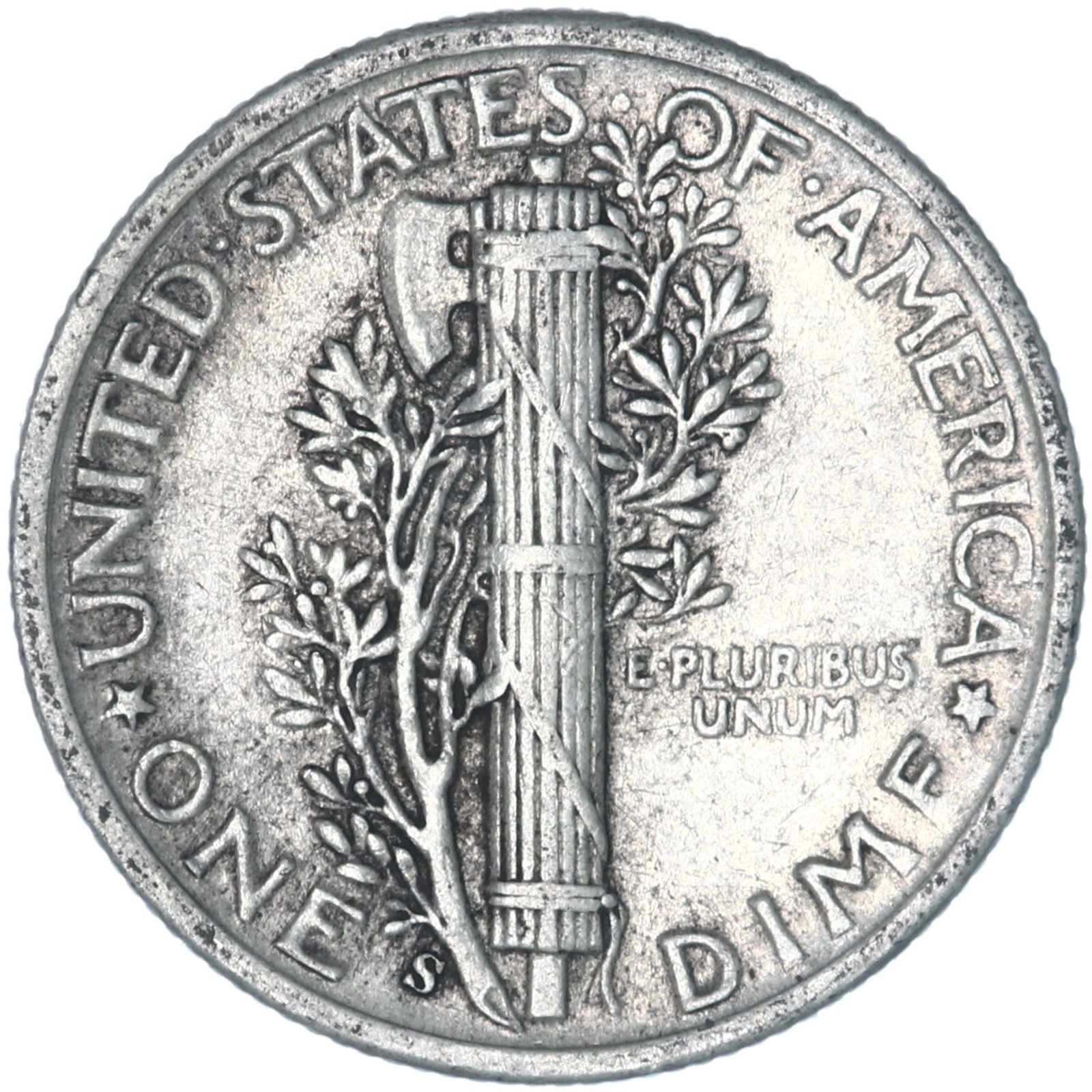 1943 S Mercury Dime 90% Silver Extra Fine XF