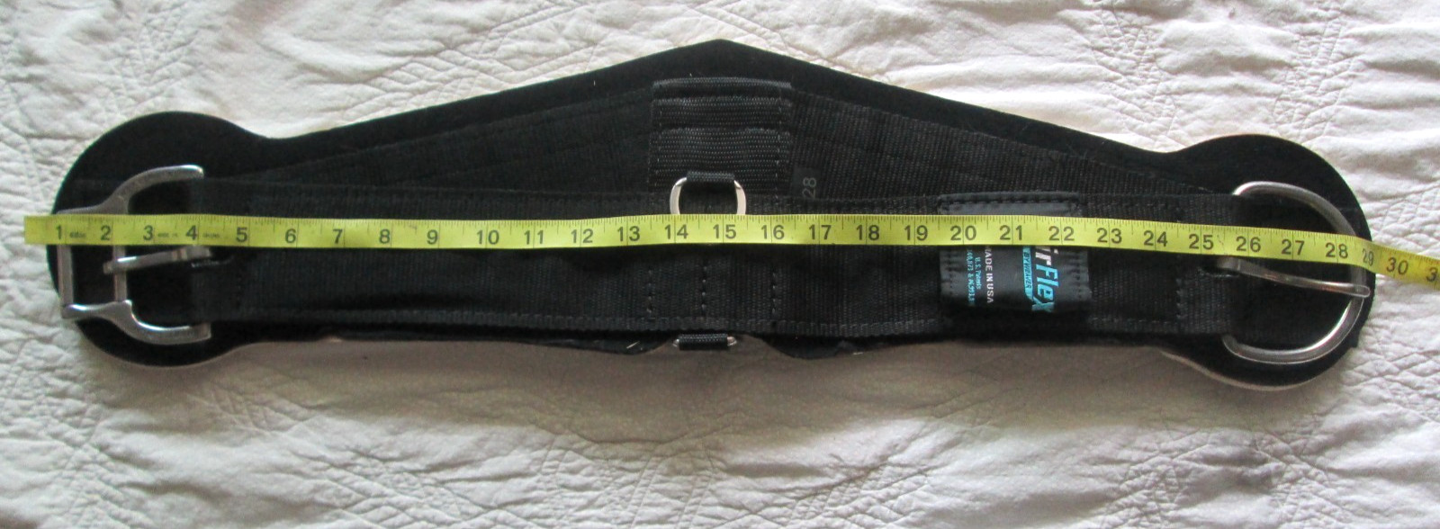 28" WEAVER AIRFLEX SMART CINCH BLACK WESTERN CINCH